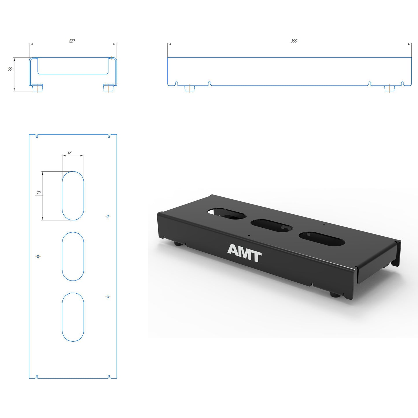 AMT Pedalboard PB-4