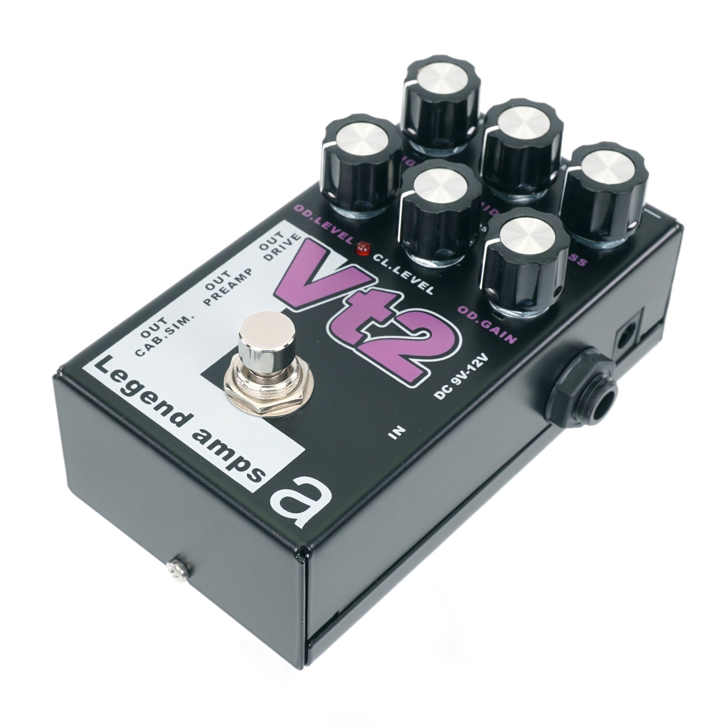 AMT Vt2 — 2 channels guitar preamp/distortion pedal (VHT) (w/o power supply!)