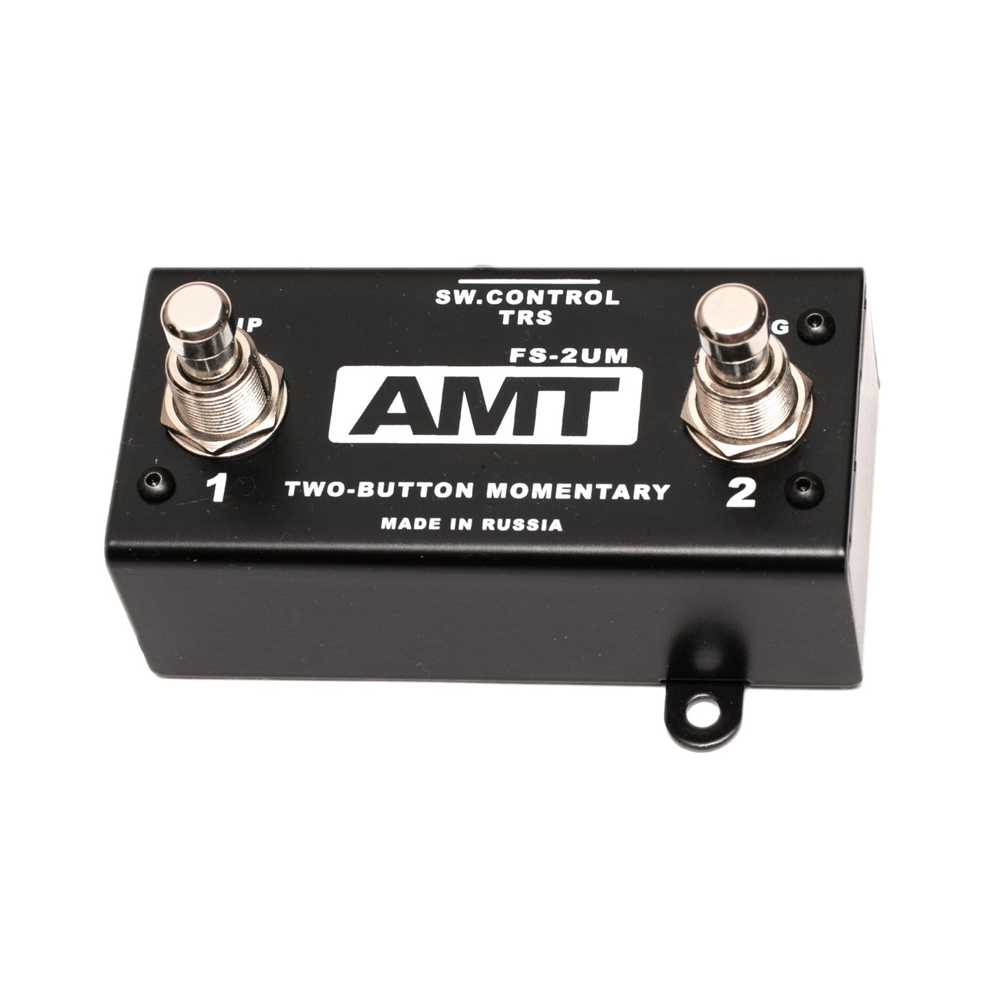 AMT FS-2UM — silent 2-button mini footswitch (momentary)