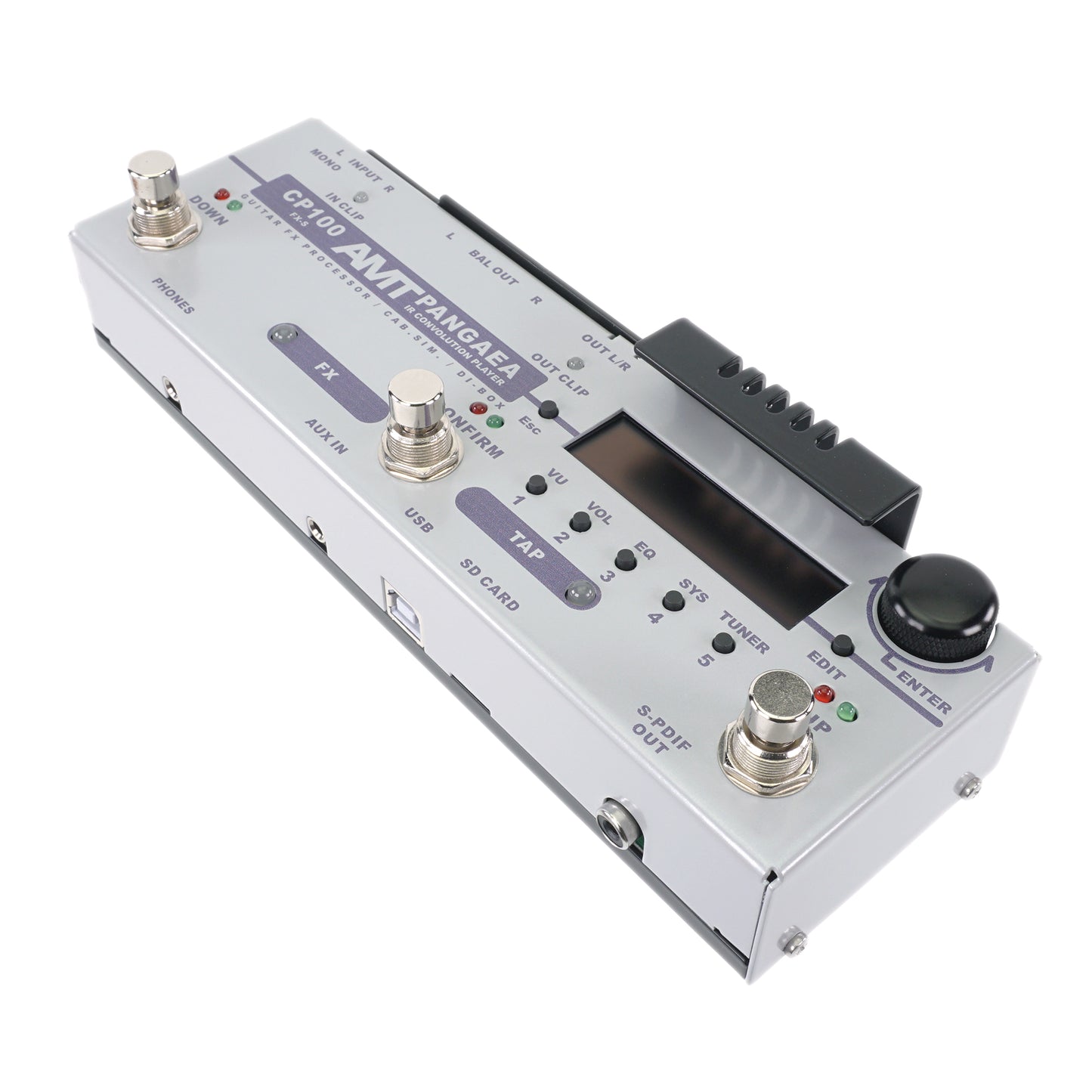 AMT Pangaea CP-100FX-S (stereo) - IR Convolution Player & Effect processor (+ power supply 12V with EU plug included!)
