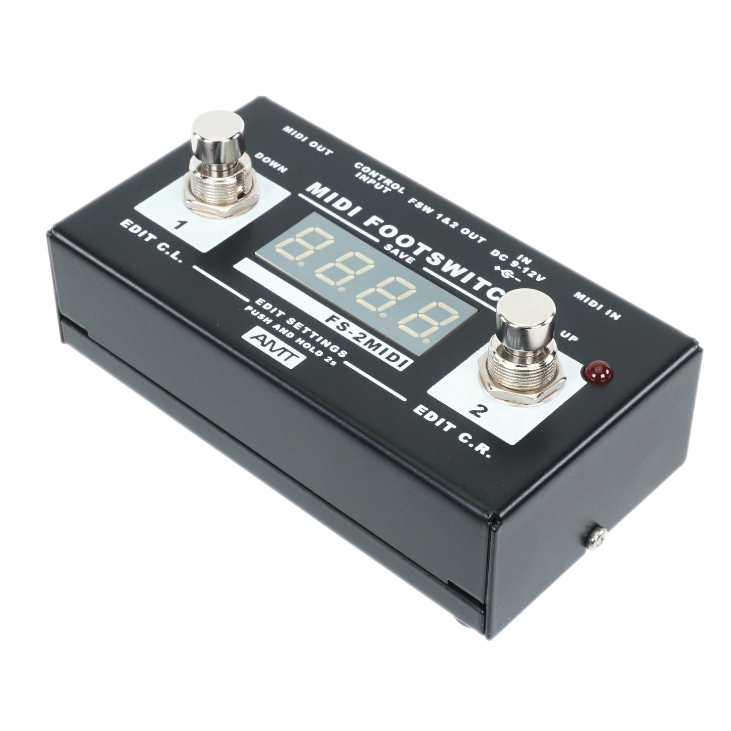 AMT FS-2MIDI - 2-button amp/combo footswitch & MIDI controller (w/o power supply!)