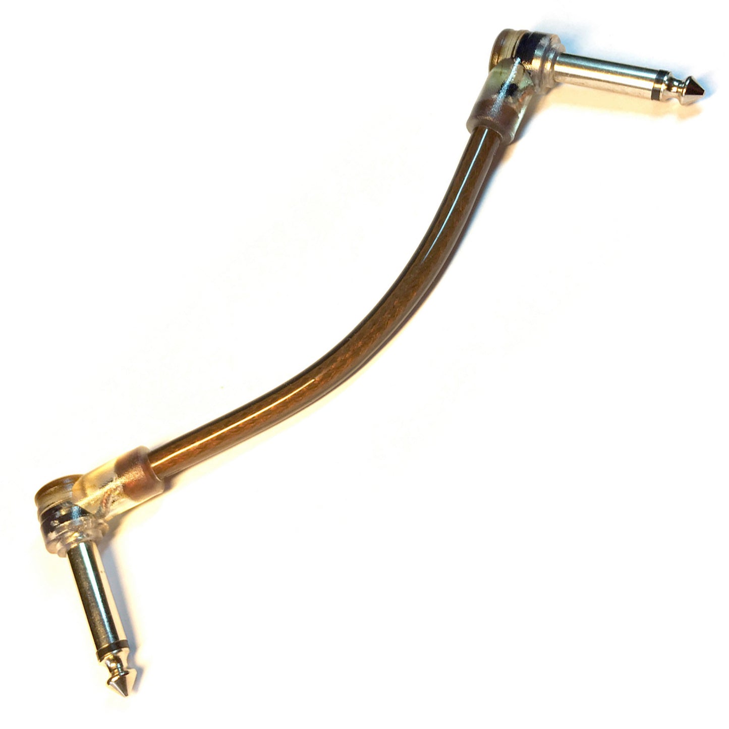 15 cm (L-type) - Guitar Cable (patch) jack-jack (angled), 1 pc