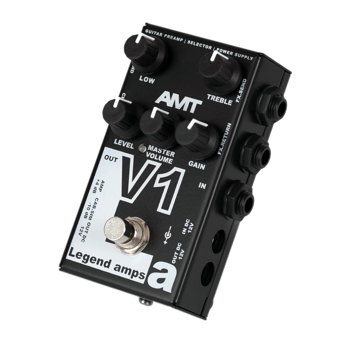 AMT V1 — JFET guitar preamp (1 channel) VOX (+ power supply 12V with EU plug included!)