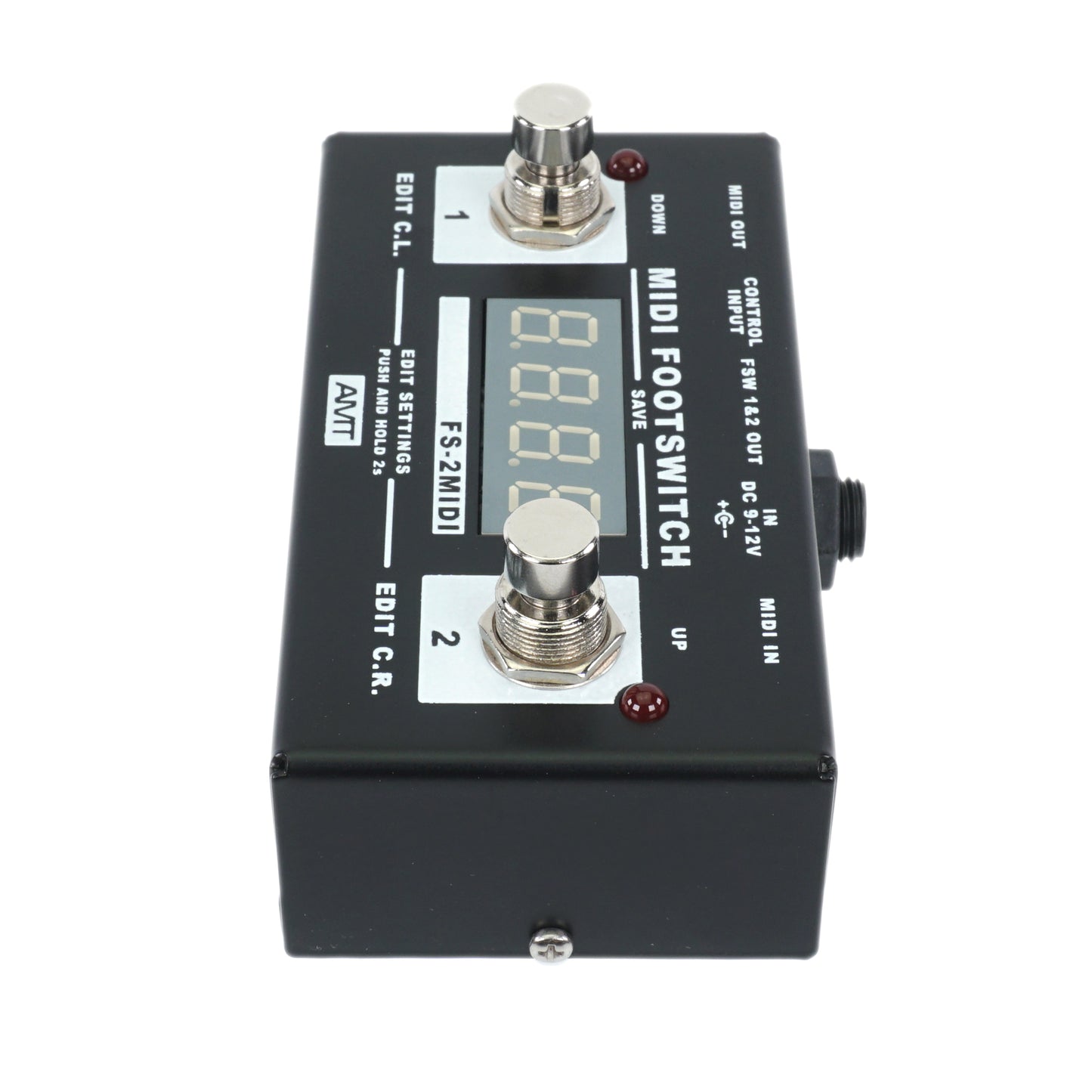 AMT FS-2MIDI - 2-button amp/combo footswitch & MIDI controller (w/o power supply!)