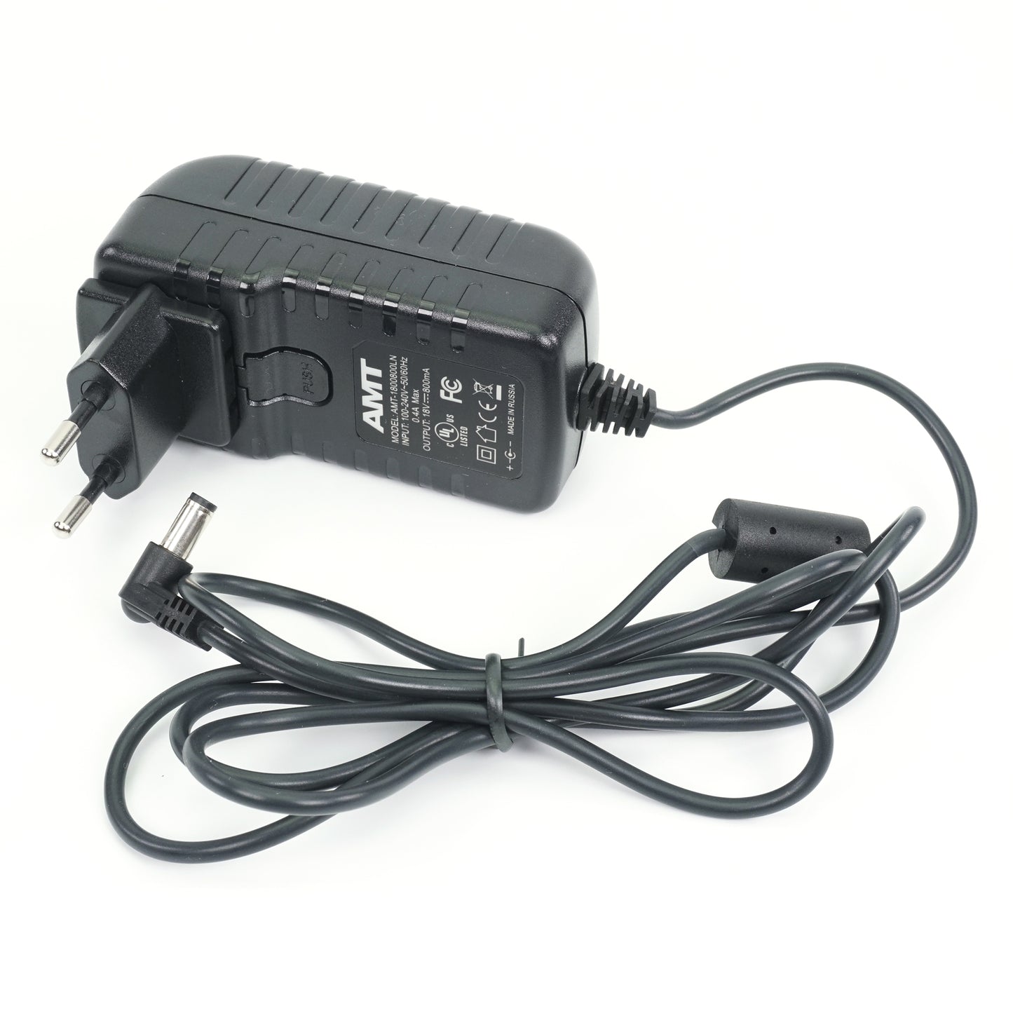 AMT DC 18V, 0.8A AC/DC - Noiseless Power Adapter (with EU plug)