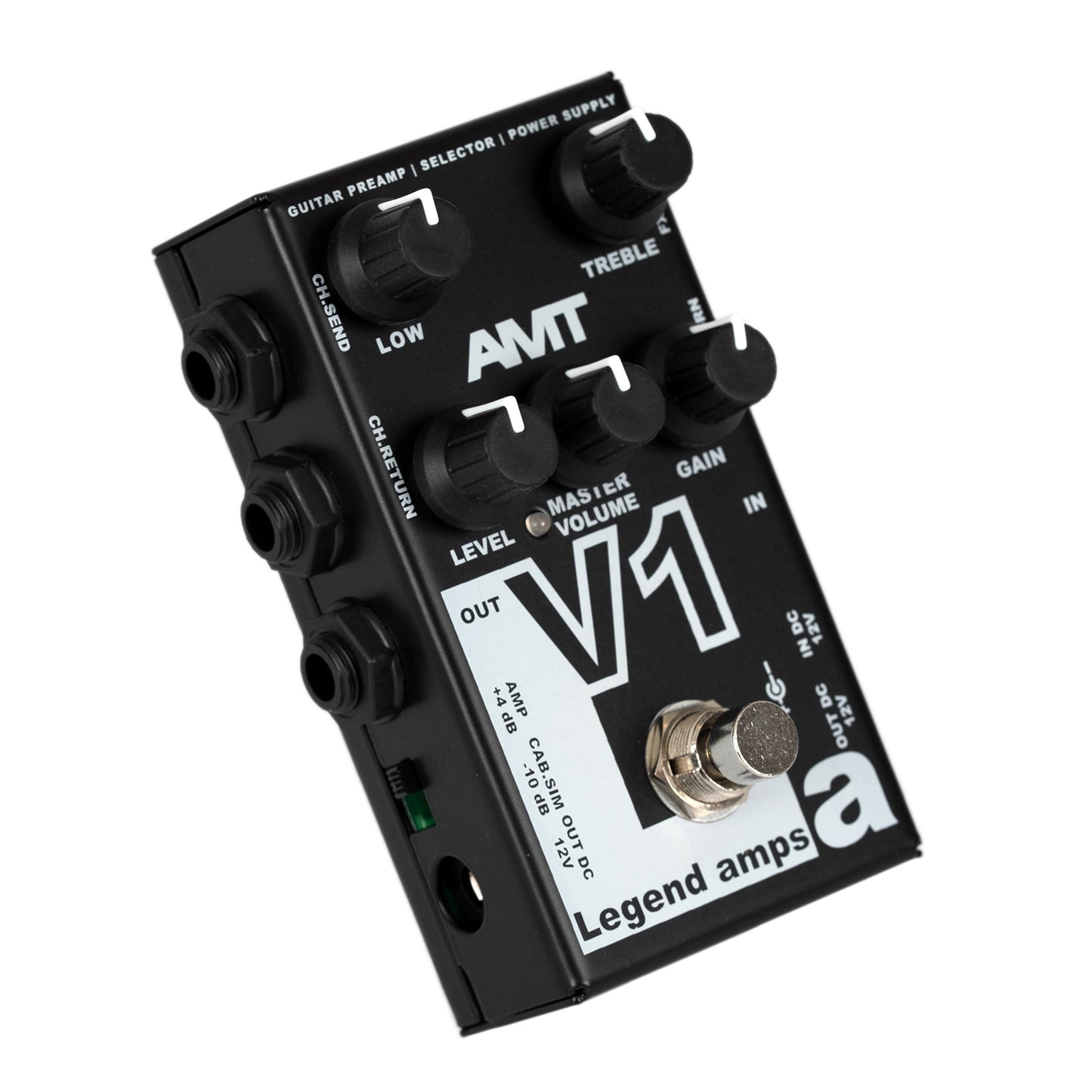 AMT V1 — JFET guitar preamp (1 channel) VOX (+ power supply 12V with EU plug included!)