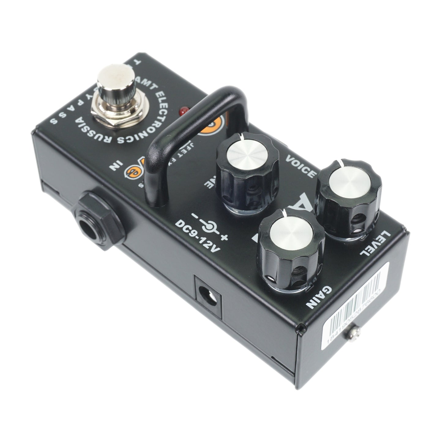 AMT O-Drive mini — JFET distortion pedal (Orange) (w/o power supply!)