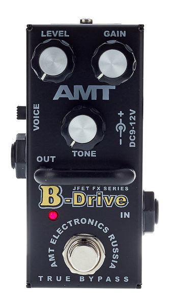 AMT B-Drive mini — JFET distortion pedal (Bogner) (w/o power supply!)