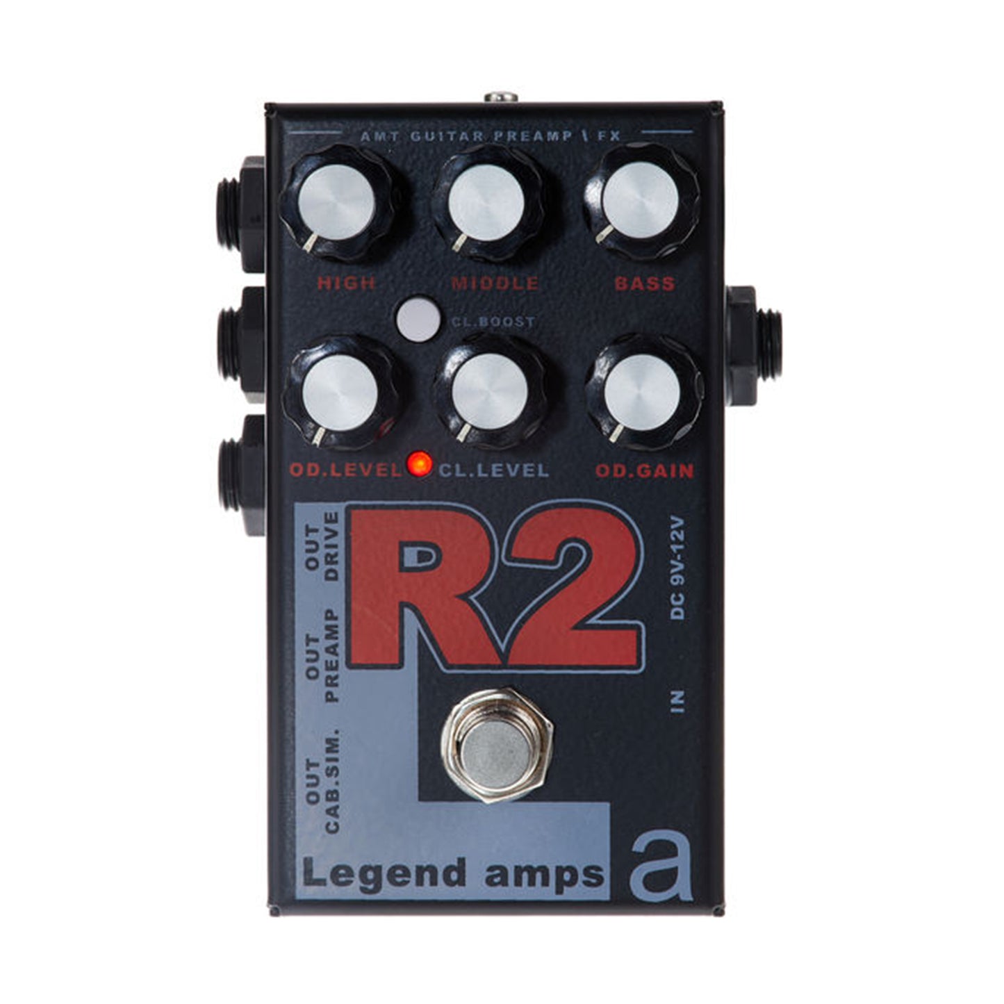 AMT R2 — 2 channels guitar preamp/distortion pedal (Mesa boogie rectifier) (w/o power supply!)