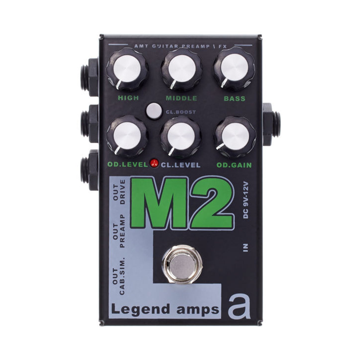 AMT M2 — 2 channels guitar preamp/distortion pedal (Marshall JCM800) (w/o power supply!)