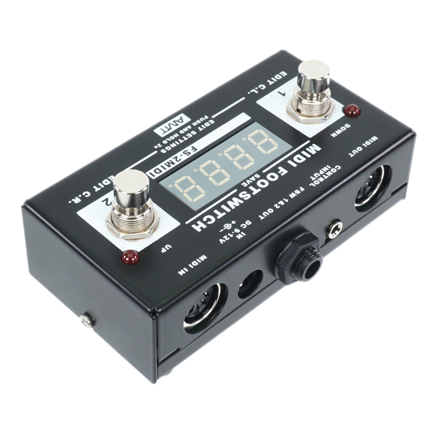 AMT FS-2MIDI - 2-button amp/combo footswitch & MIDI controller (w/o power supply!)