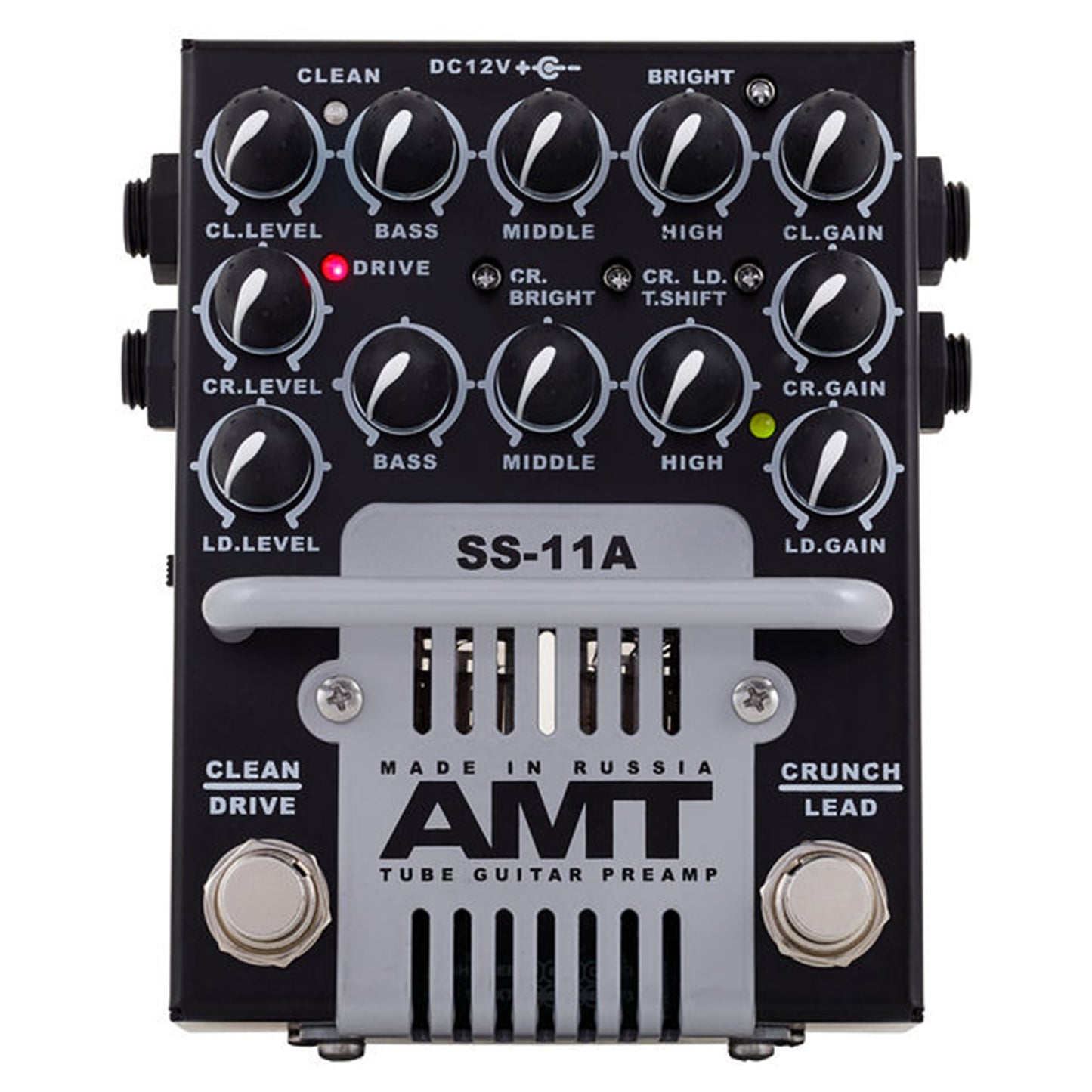 AMT SS-11A (Classic) — Studio Series 3-channel Tube Guitar Preamp (+ power supply 12V with EU plug included!)
