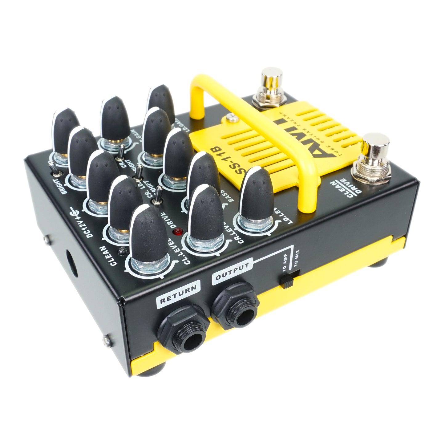 AMT SS-11B (Modern) — Studio Series 3-channel Tube Guitar Preamp (+ power supply 12V with EU plug included!)