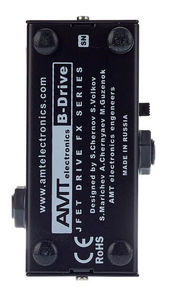 AMT B-Drive mini — JFET distortion pedal (Bogner) (w/o power supply!)