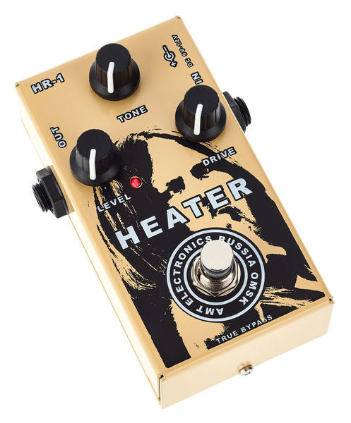 AMT HR-1 Heater — JFET overdrive/booster pedal (w/o power supply!)