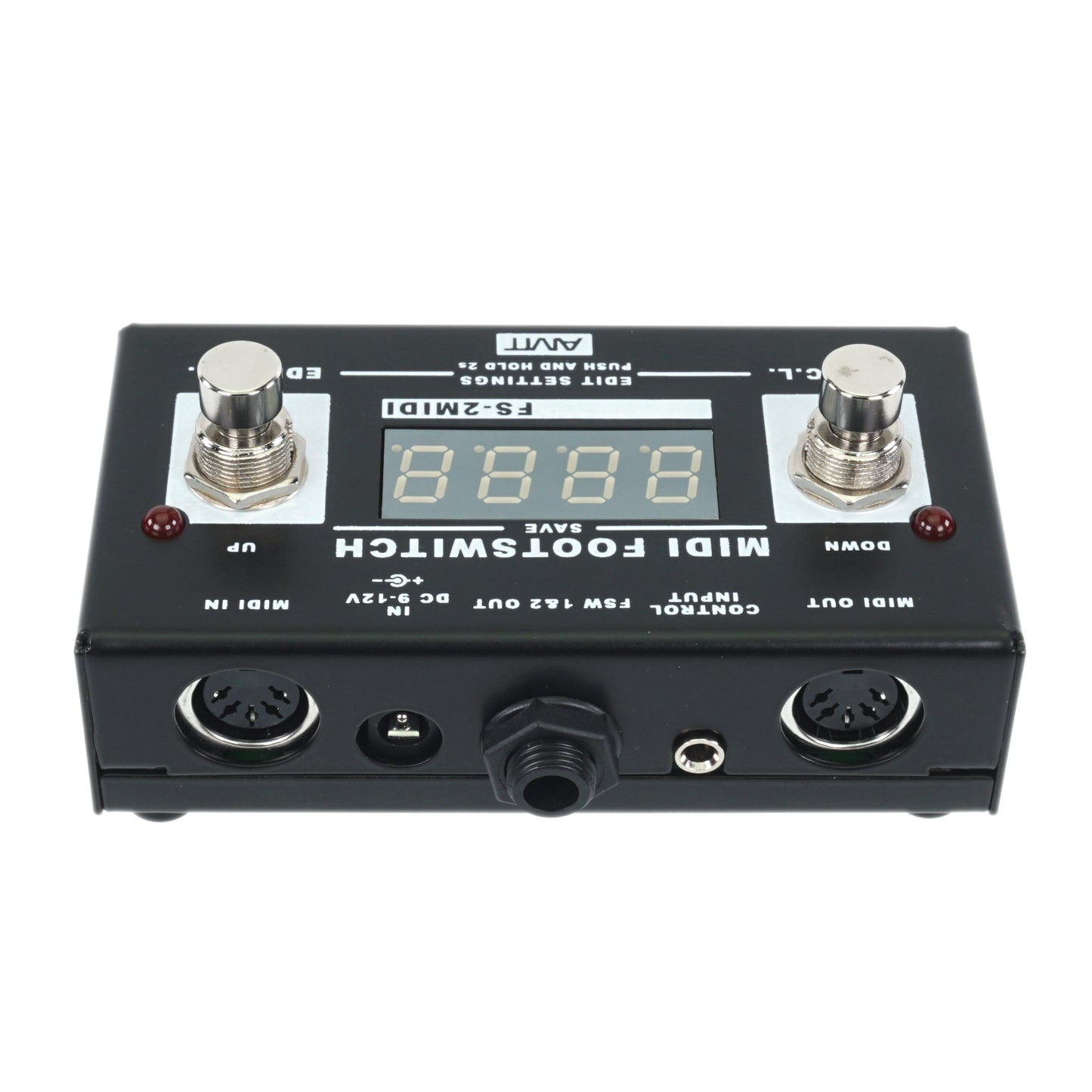 AMT FS-2MIDI - 2-button amp/combo footswitch & MIDI controller (w/o power supply!)