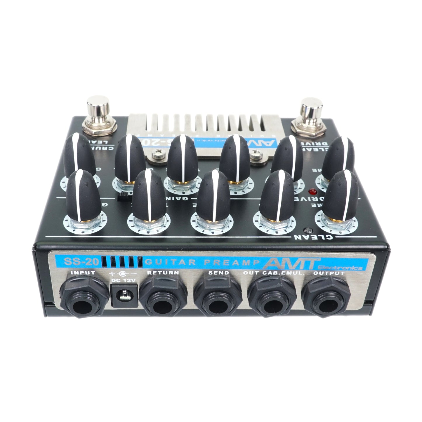 AMT SS-20 — Studio Series 3-channel Tube Guitar Preamp (+ power supply 12V with EU plug included!)