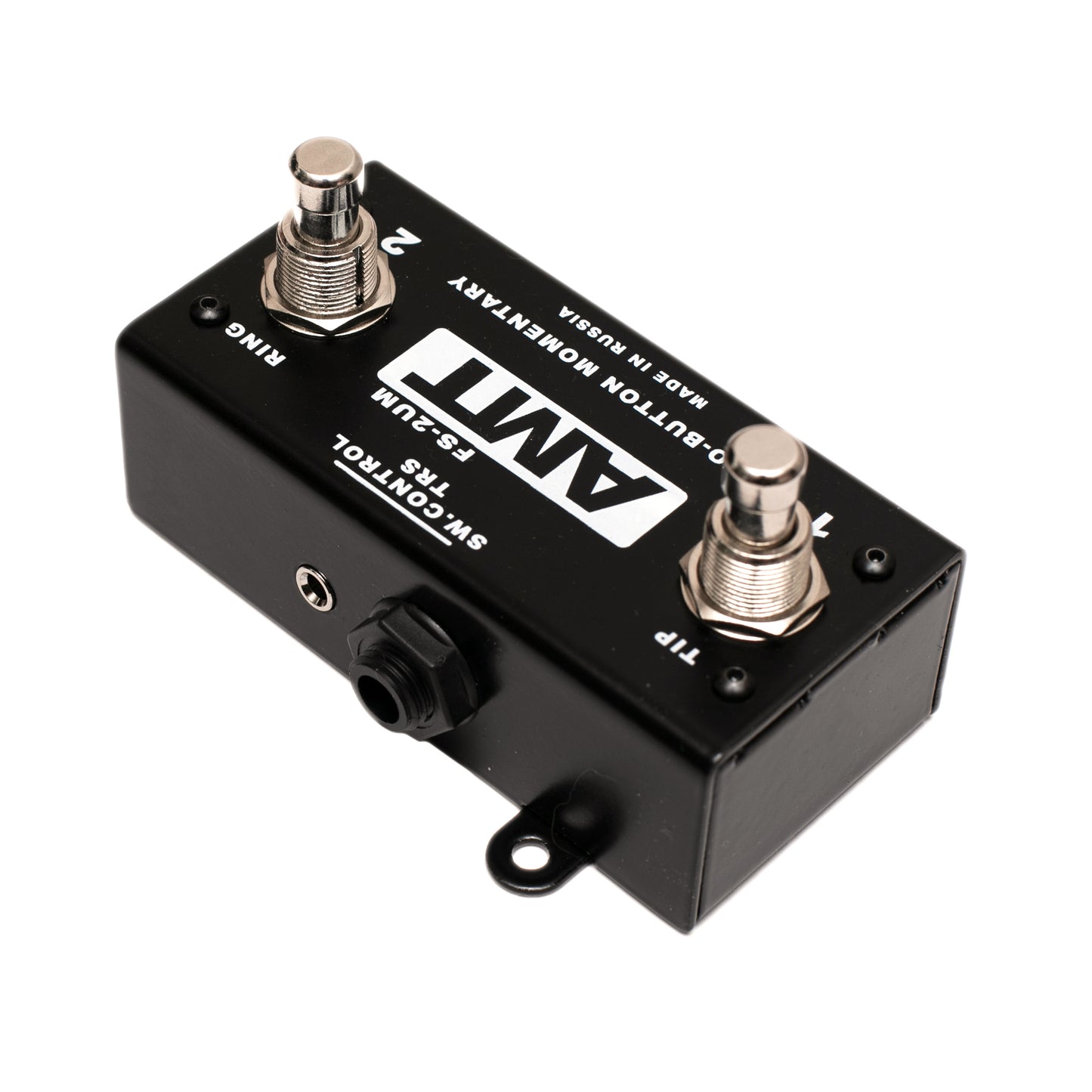 AMT FS-2UM — silent 2-button mini footswitch (momentary)