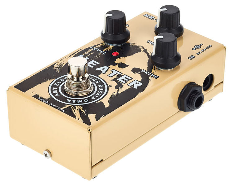 AMT HR-1 Heater — JFET overdrive/booster pedal (w/o power supply!)