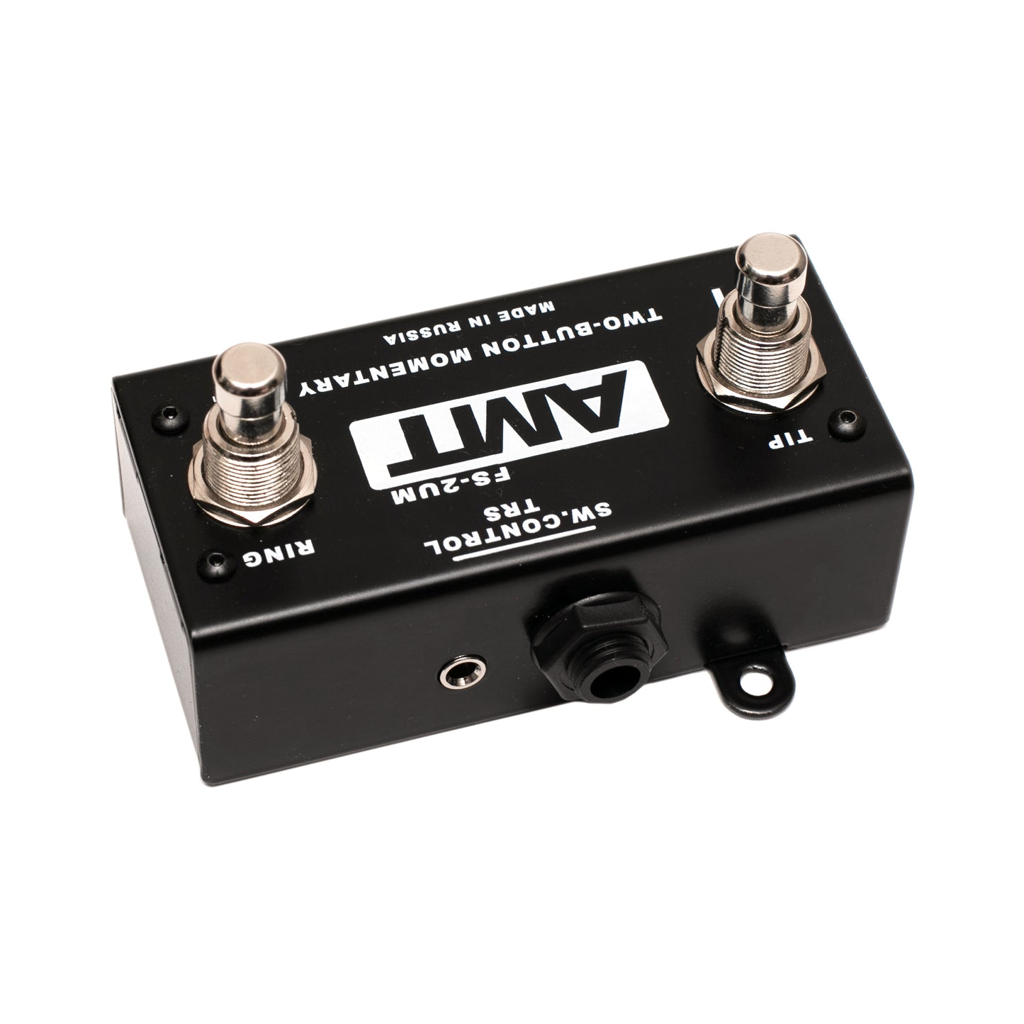 AMT FS-2UM — silent 2-button mini footswitch (momentary)