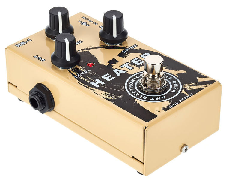 AMT HR-1 Heater — JFET overdrive/booster pedal (w/o power supply!)