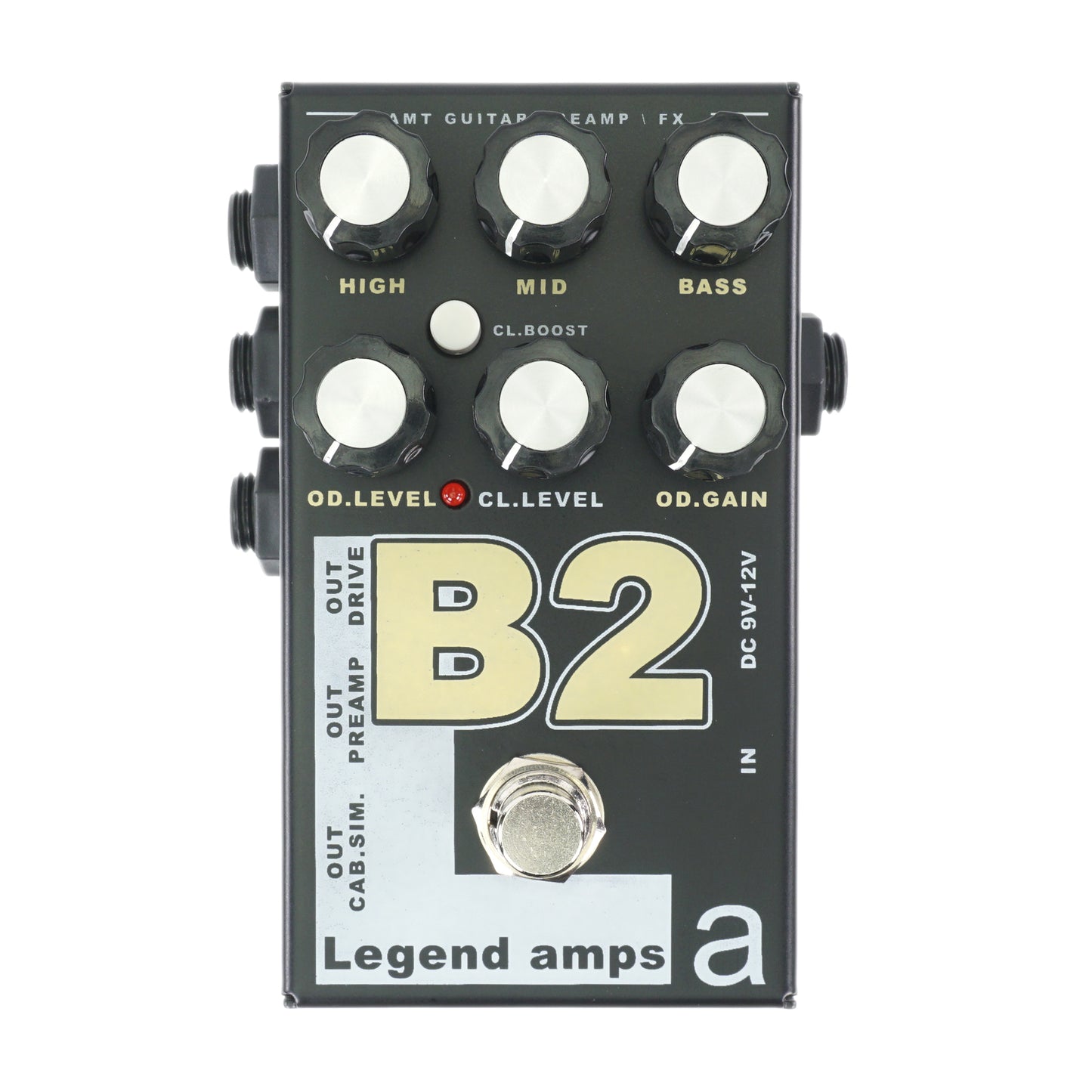AMT B2 — 2 channels guitar preamp/distortion pedal (Bogner) (w/o power supply!)