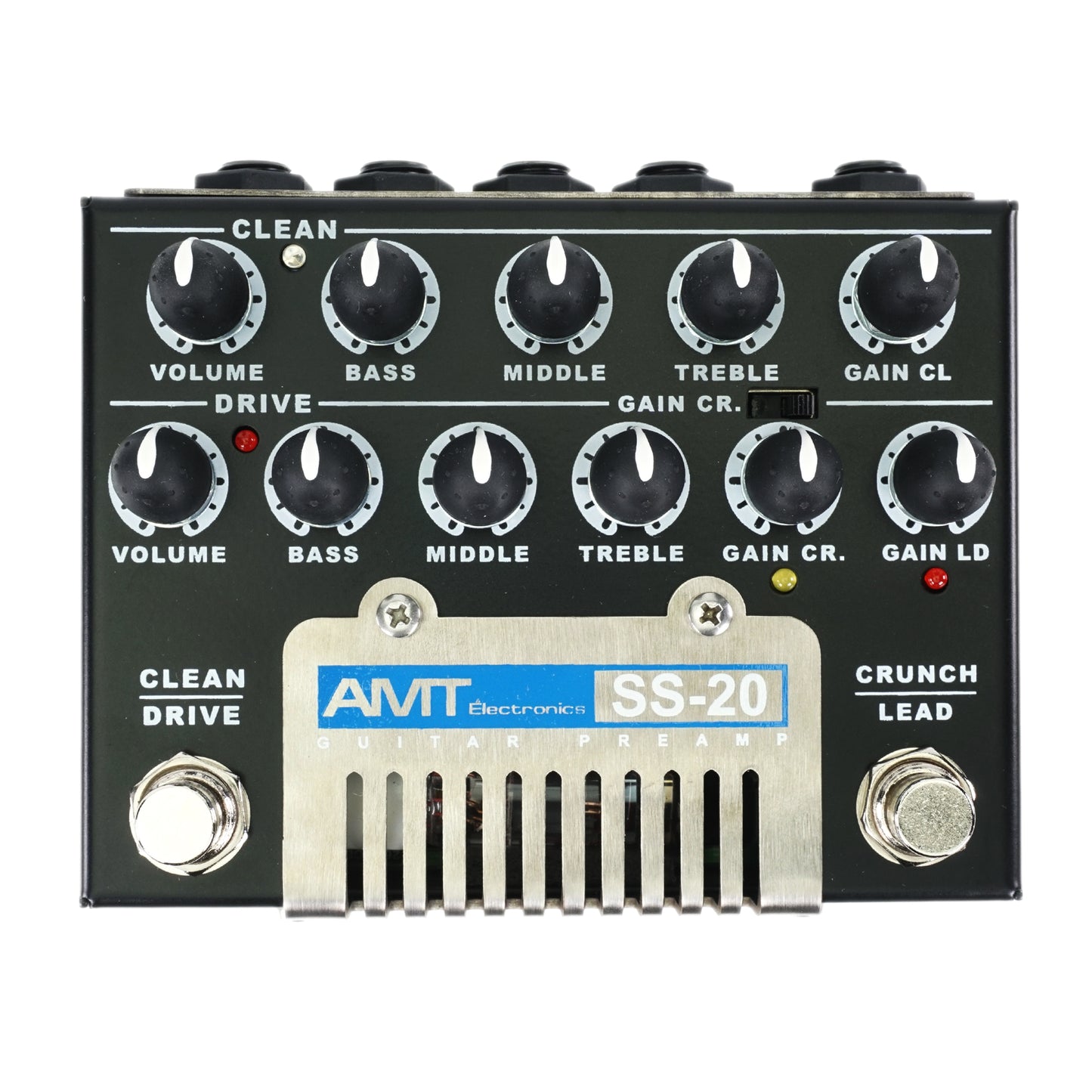 AMT SS-20 — Studio Series 3-channel Tube Guitar Preamp (+ power supply 12V with EU plug included!)