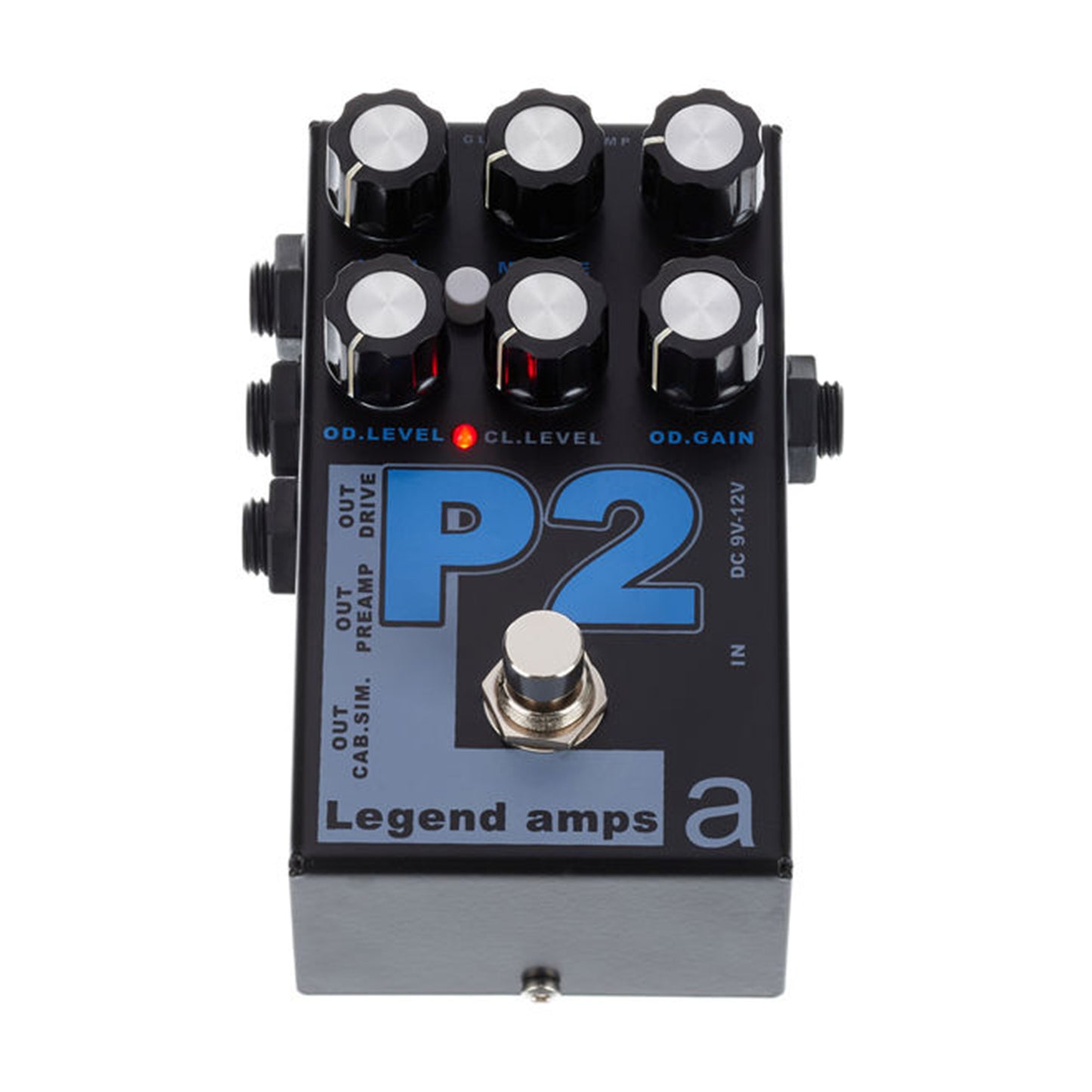 AMT P2 — 2 channels guitar preamp/distortion pedal (Peavey) (w/o power supply!)