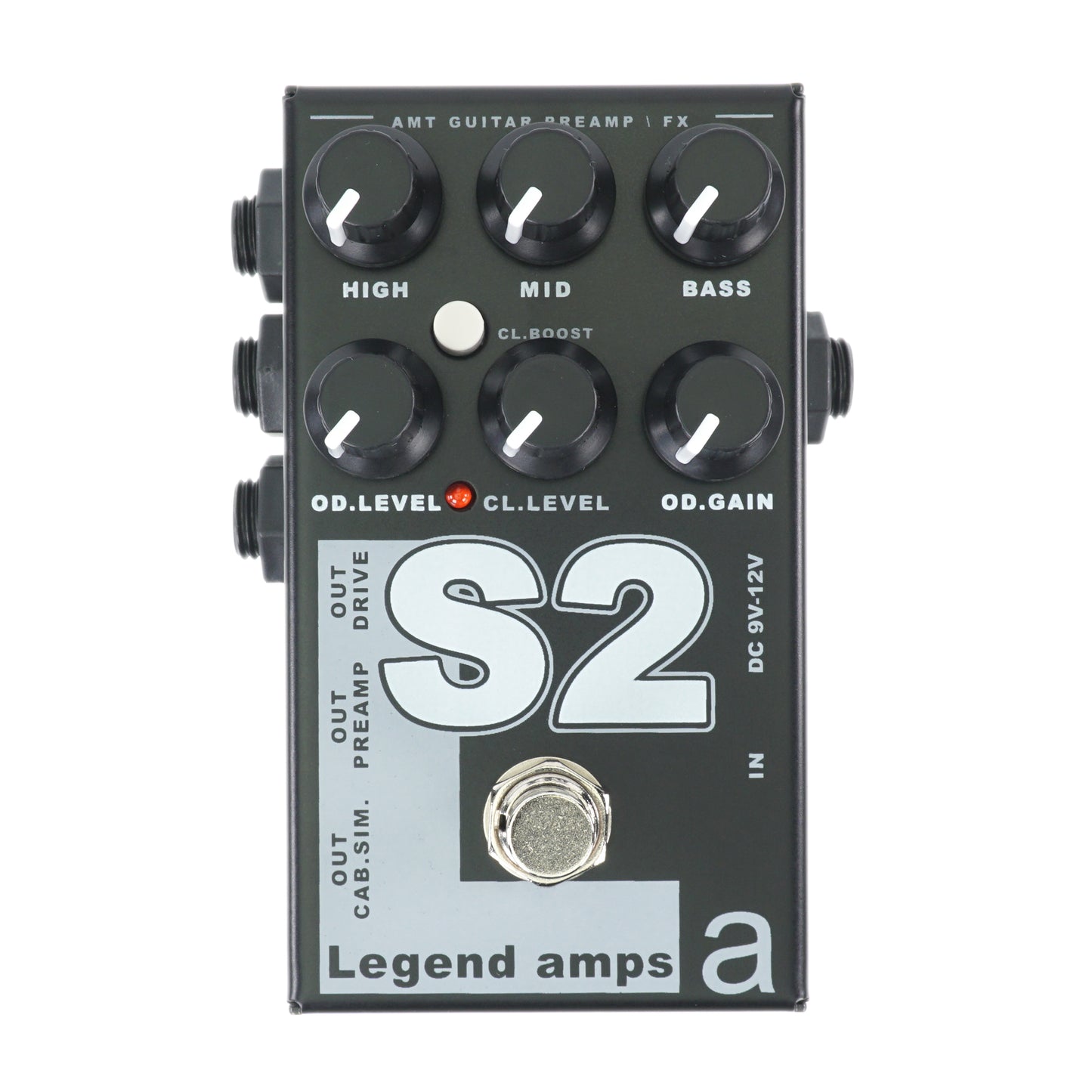 AMT S2 — 2 channels guitar preamp/distortion pedal (Soldano) (w/o power supply!)