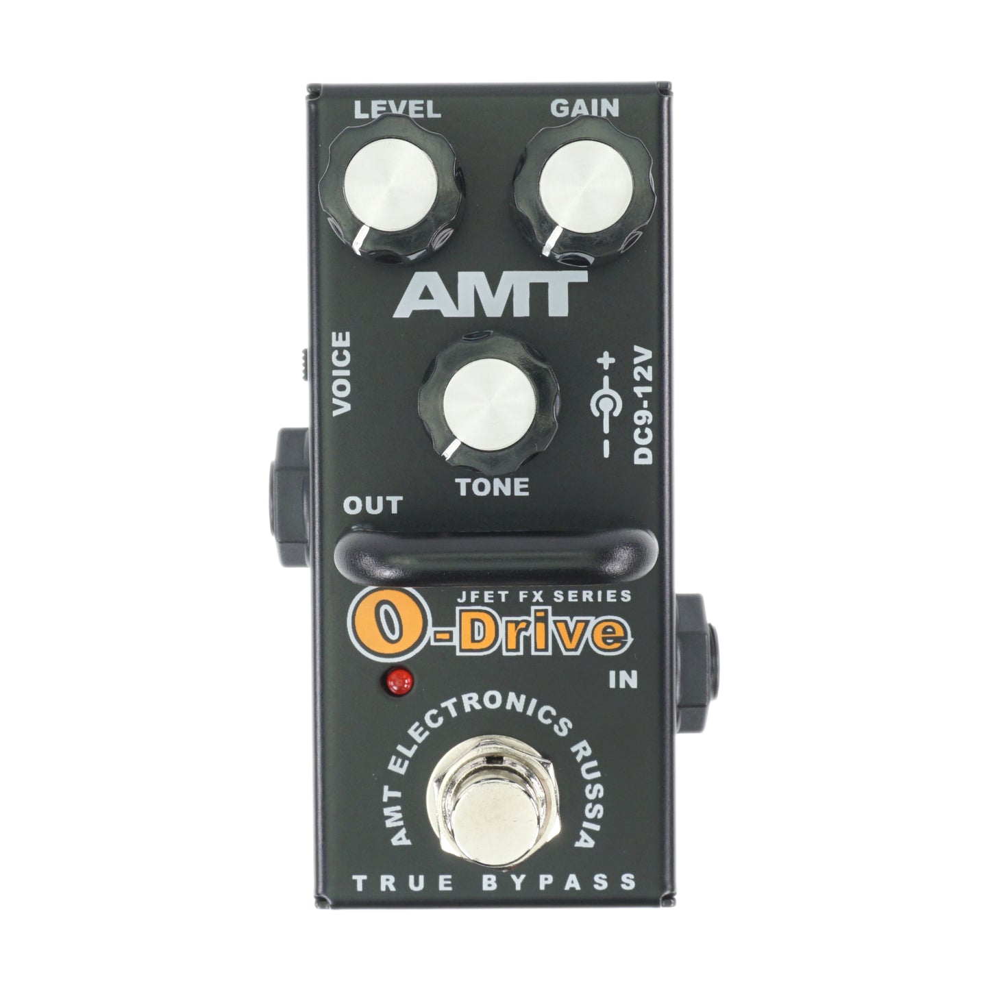 AMT O-Drive mini — JFET distortion pedal (Orange) (w/o power supply!)
