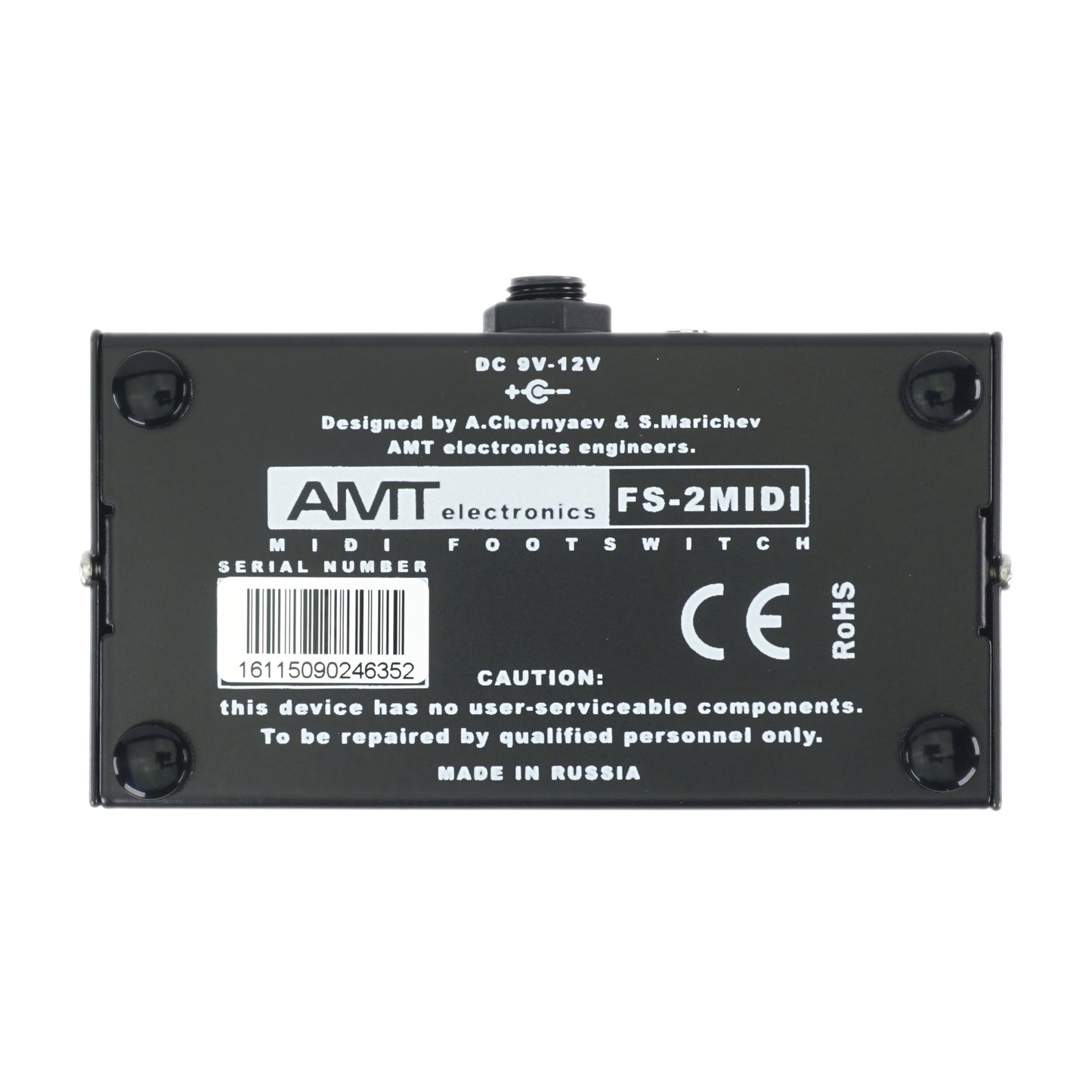 AMT FS-2MIDI - 2-button amp/combo footswitch & MIDI controller (w/o power supply!)