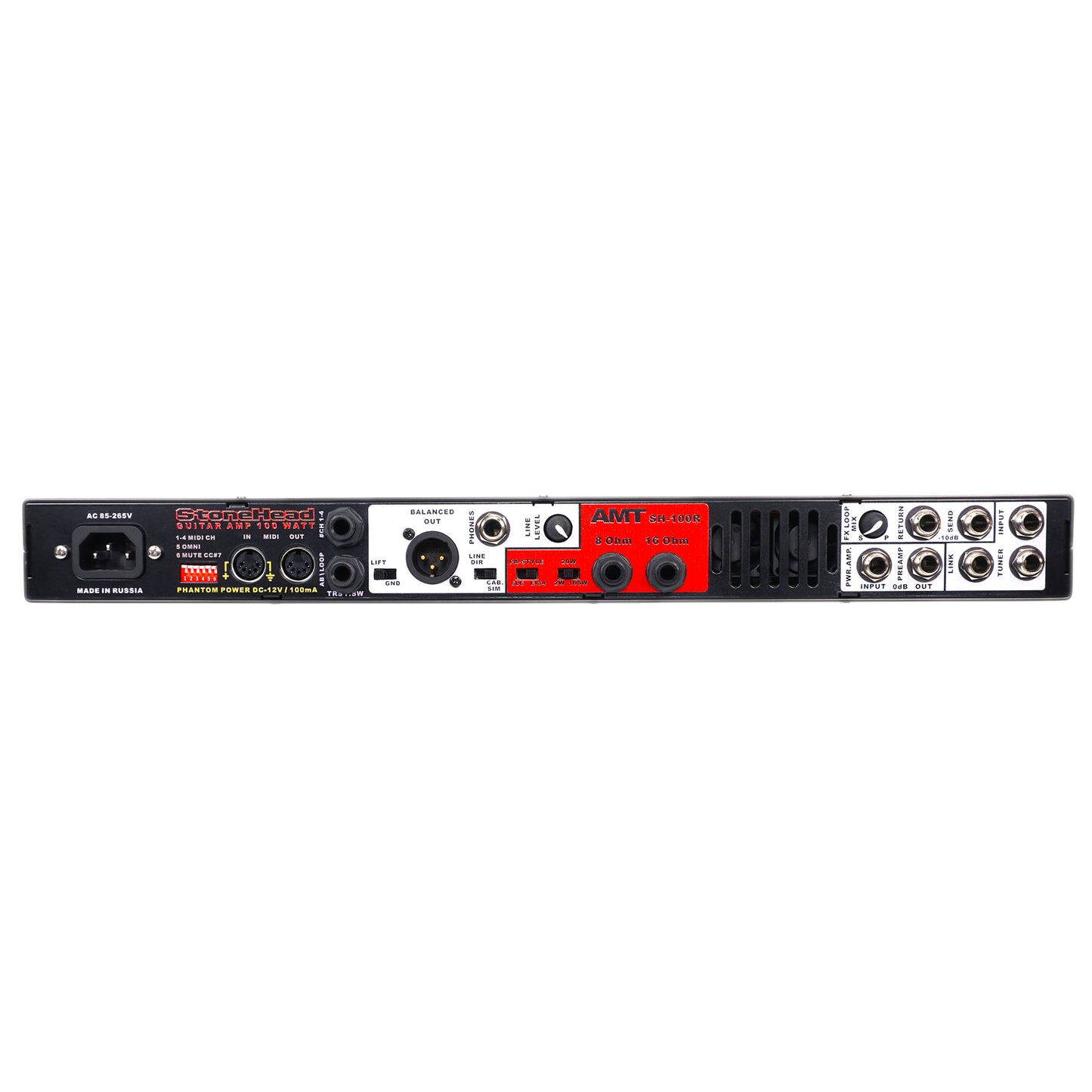 AMT Stonehead SH-100-4R — Guitar Head Amplifier (rack version)