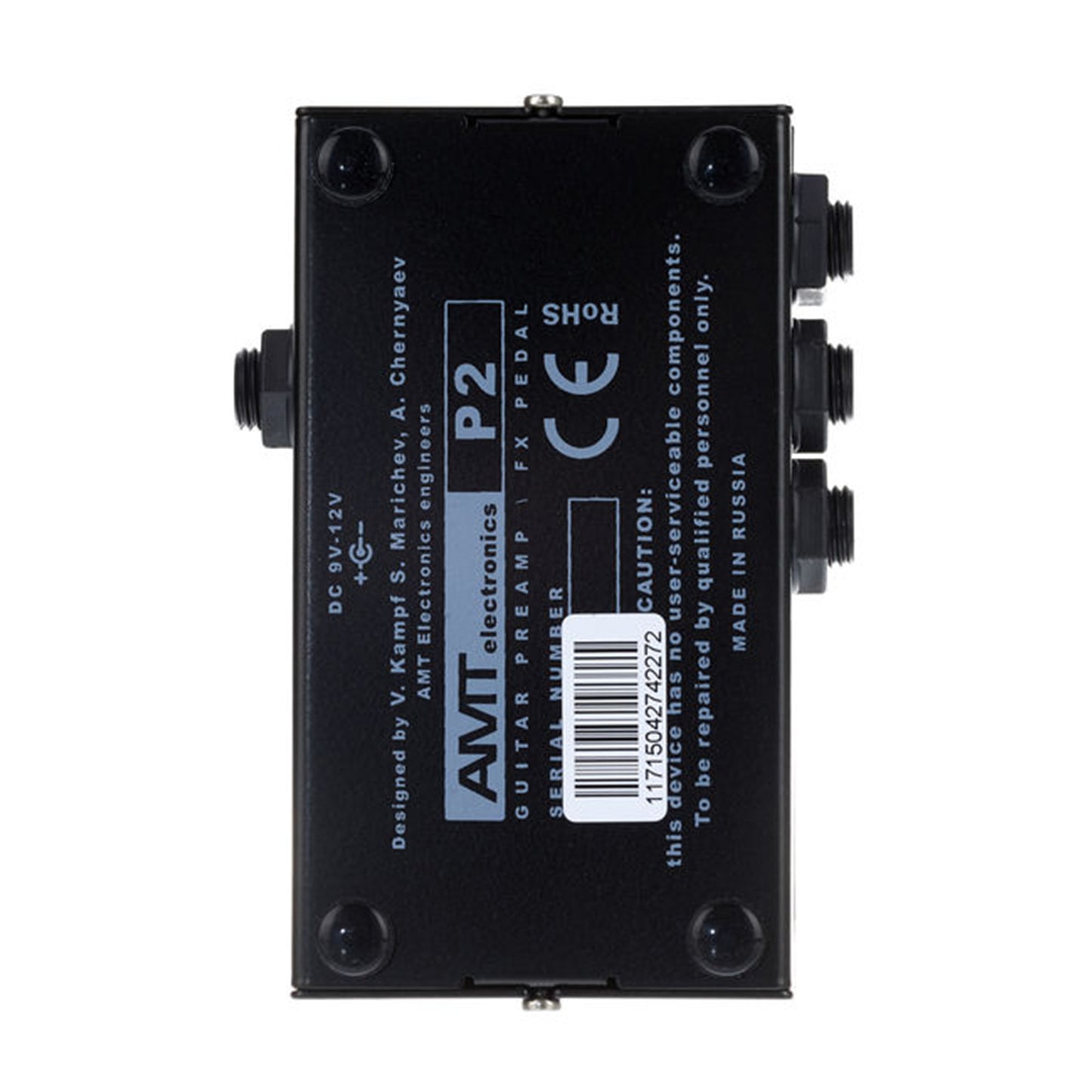 AMT P2 — 2 channels guitar preamp/distortion pedal (Peavey) (w/o power supply!)