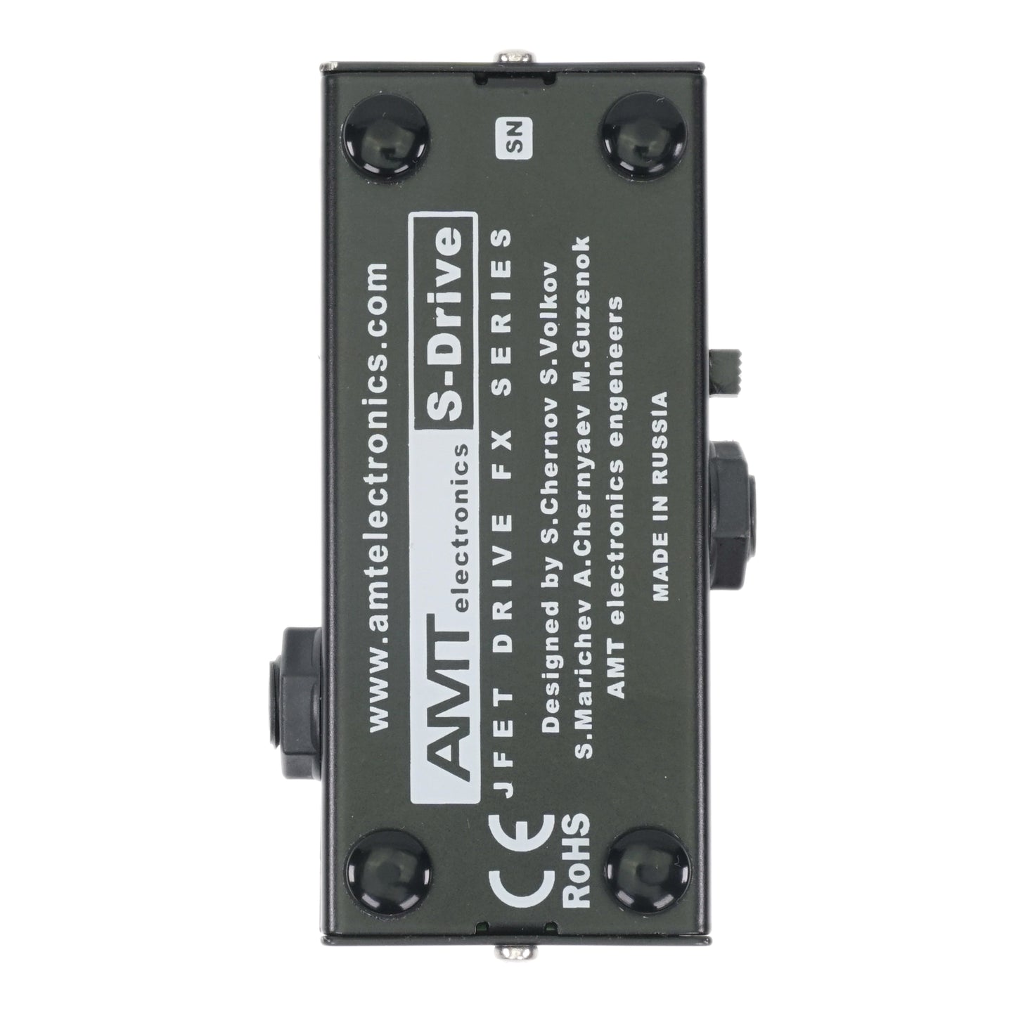 AMT S-Drive mini — JFET distortion pedal (Soldano) (w/o power supply!)