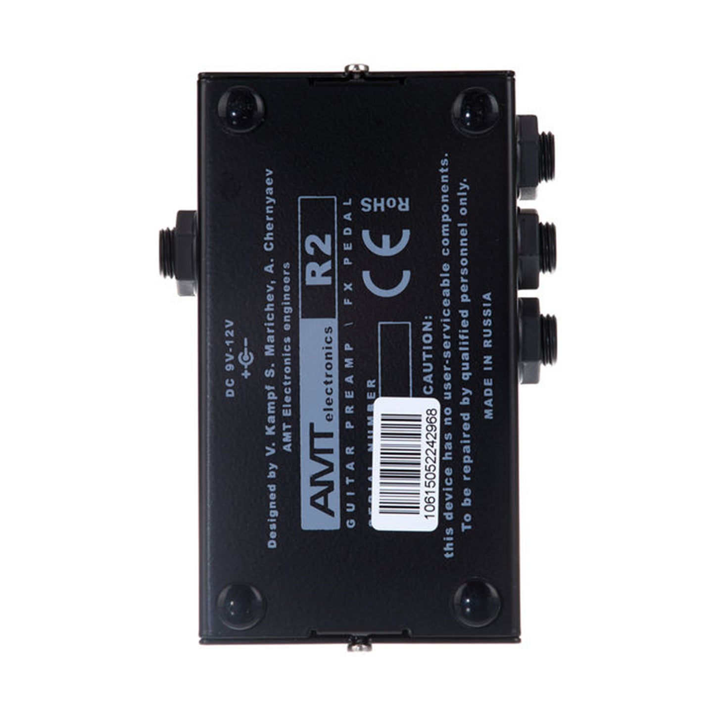 AMT R2 — 2 channels guitar preamp/distortion pedal (Mesa boogie rectifier) (w/o power supply!)
