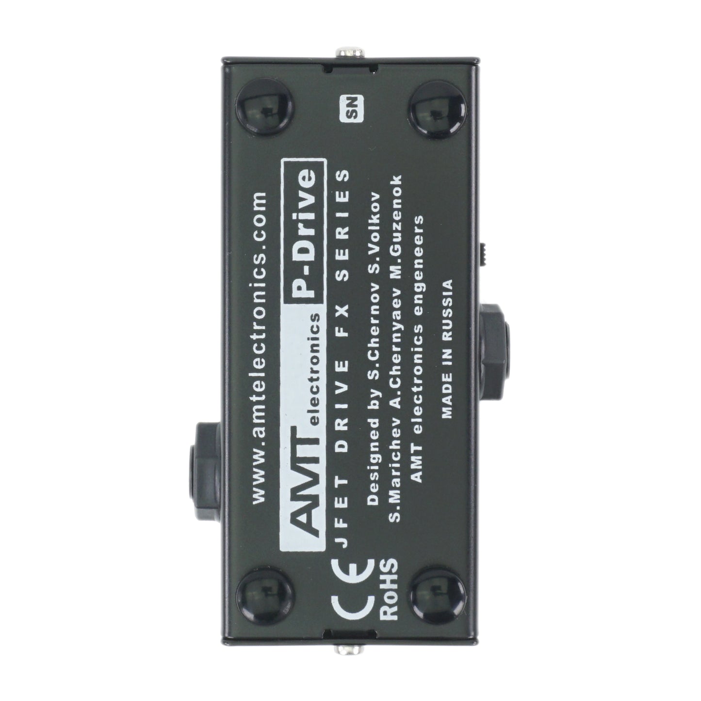 AMT P-Drive mini — JFET distortion pedal (Peavey) (w/o power supply!)