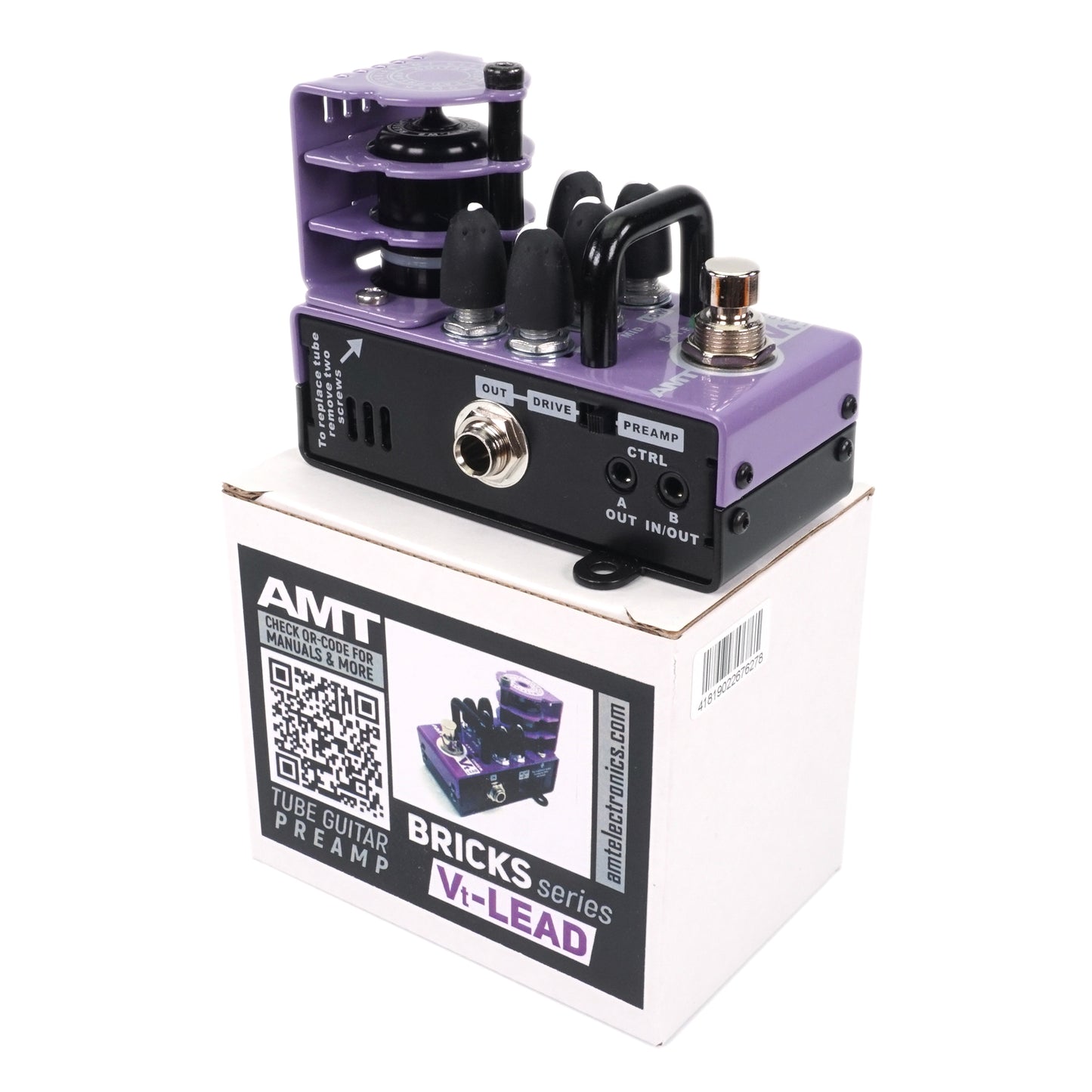AMT Bricks Vt-Lead — 1 channel tube guitar preamp (VHT Emulates) (w/o power supply!)