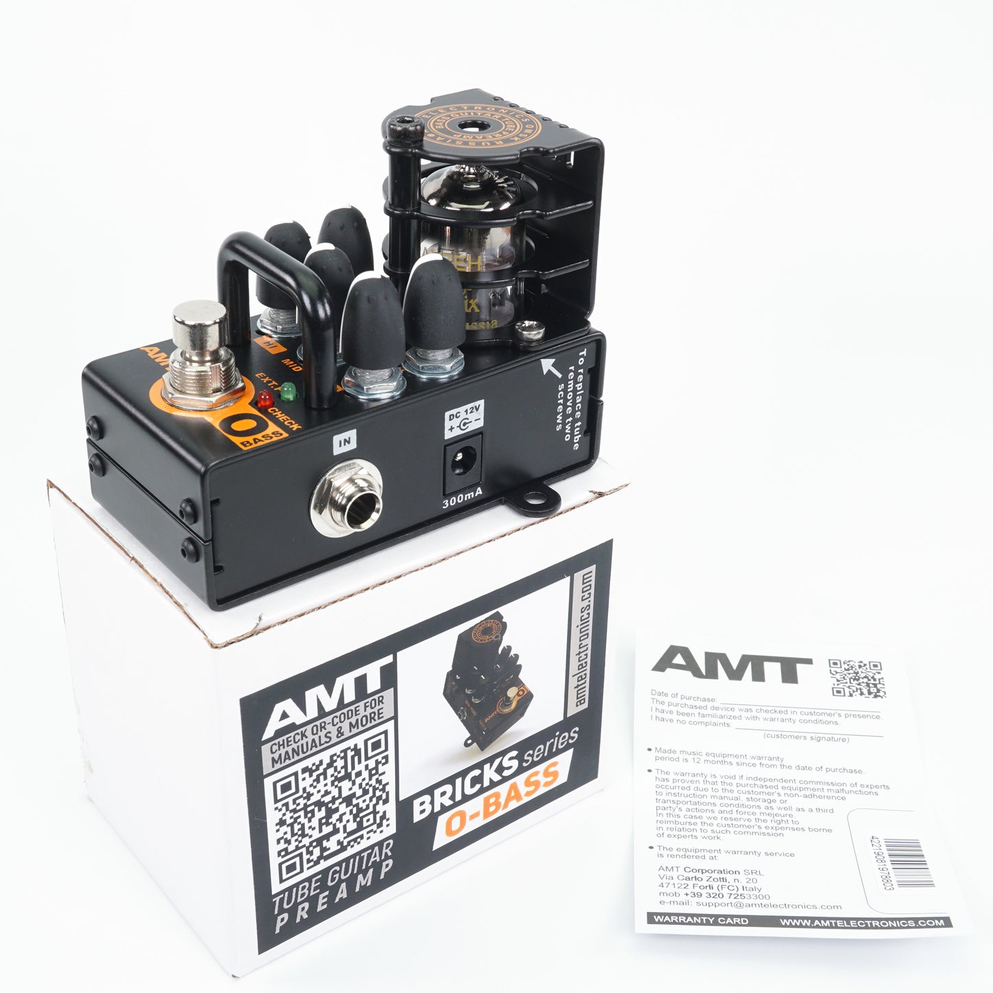 AMT Bricks O-Bass — 1 channel tube bass preamp (Orange AD200 mark3) (w/o power supply!)