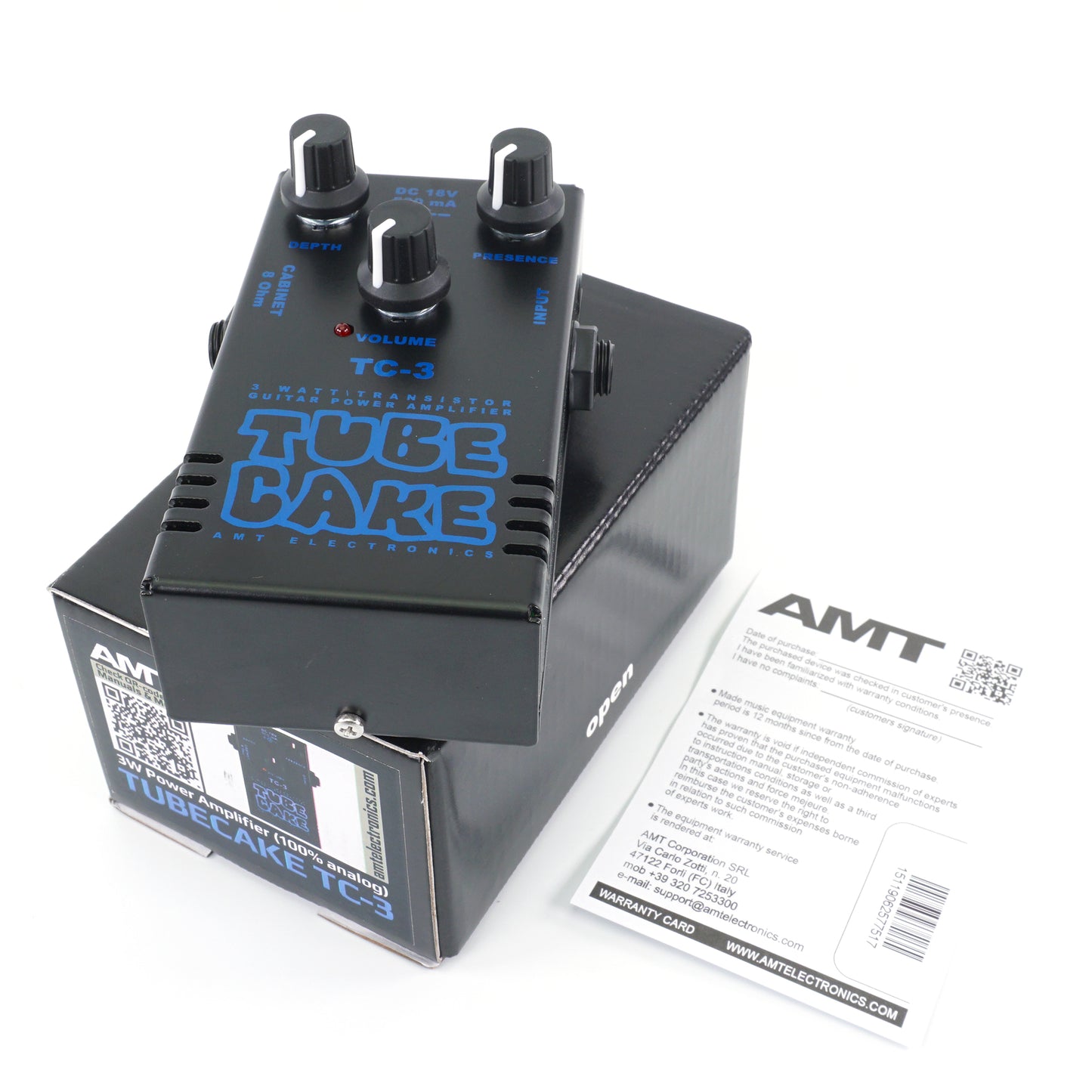 AMT Tubecake 3W — 3W Power Amplifier (100% analog) (w/o power supply!)