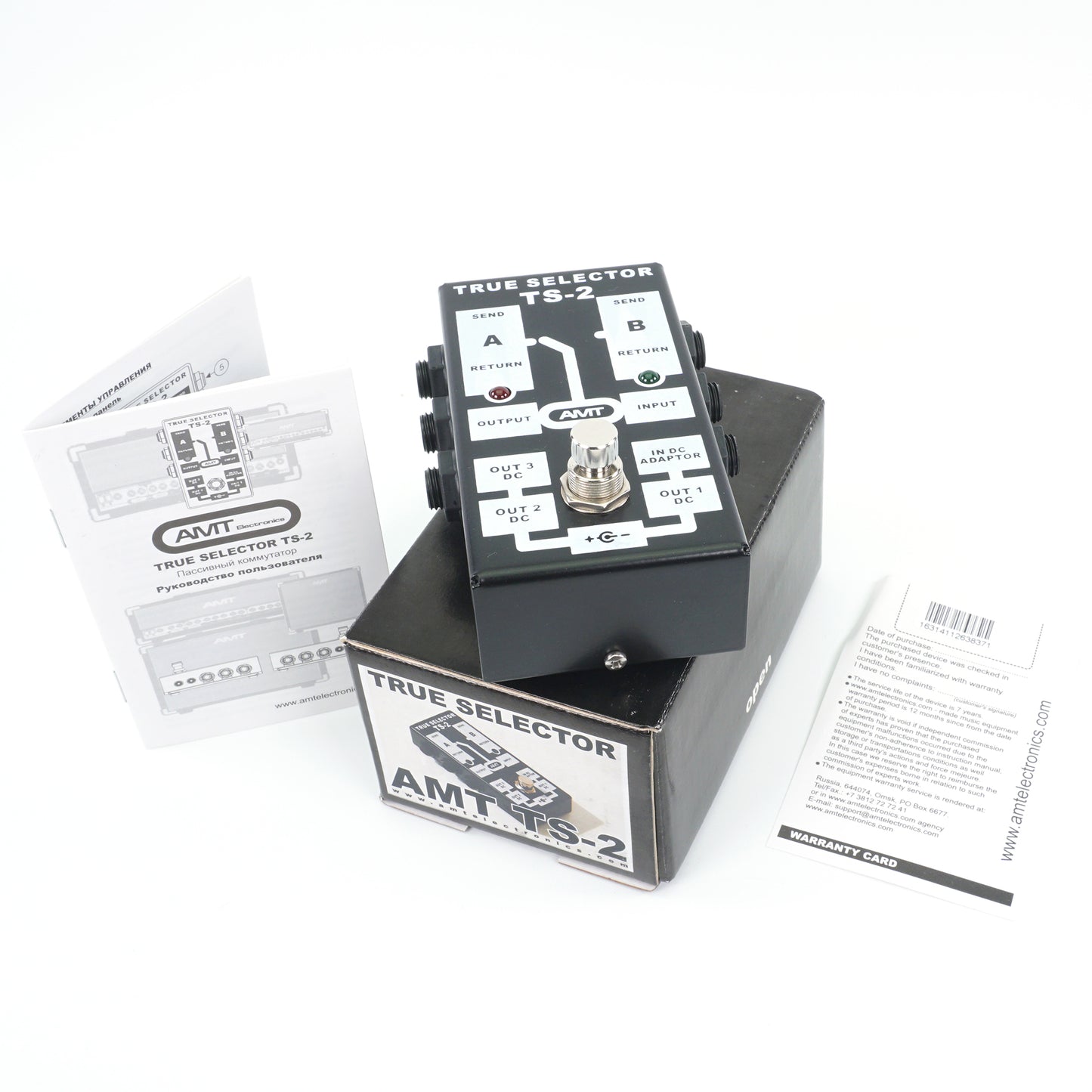 AMT TS-2 — A/B channel/pedal passive selector