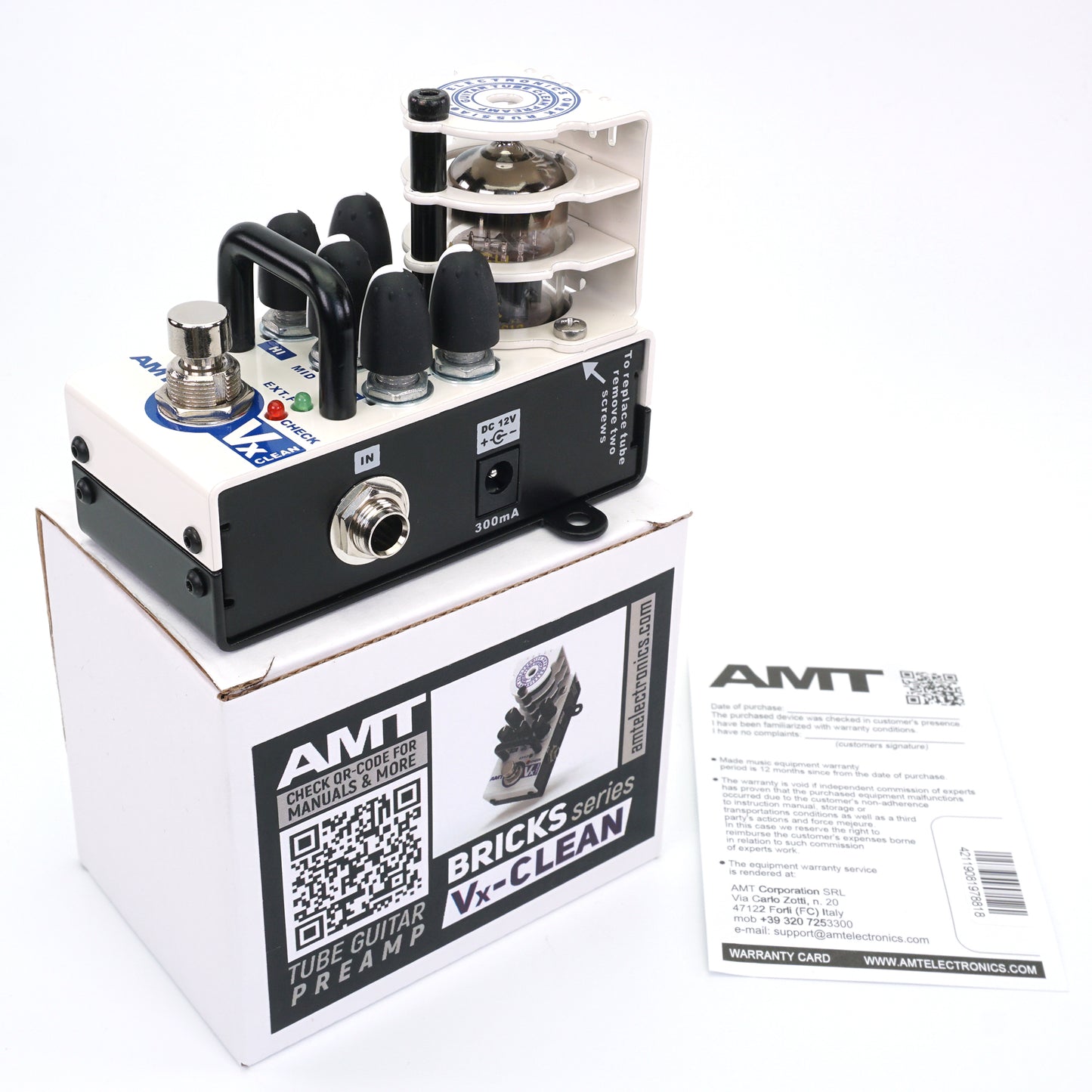 AMT Bricks Vx-CLEAN — 1 channel tube guitar preamp (VOX AC30) (w/o power supply!)