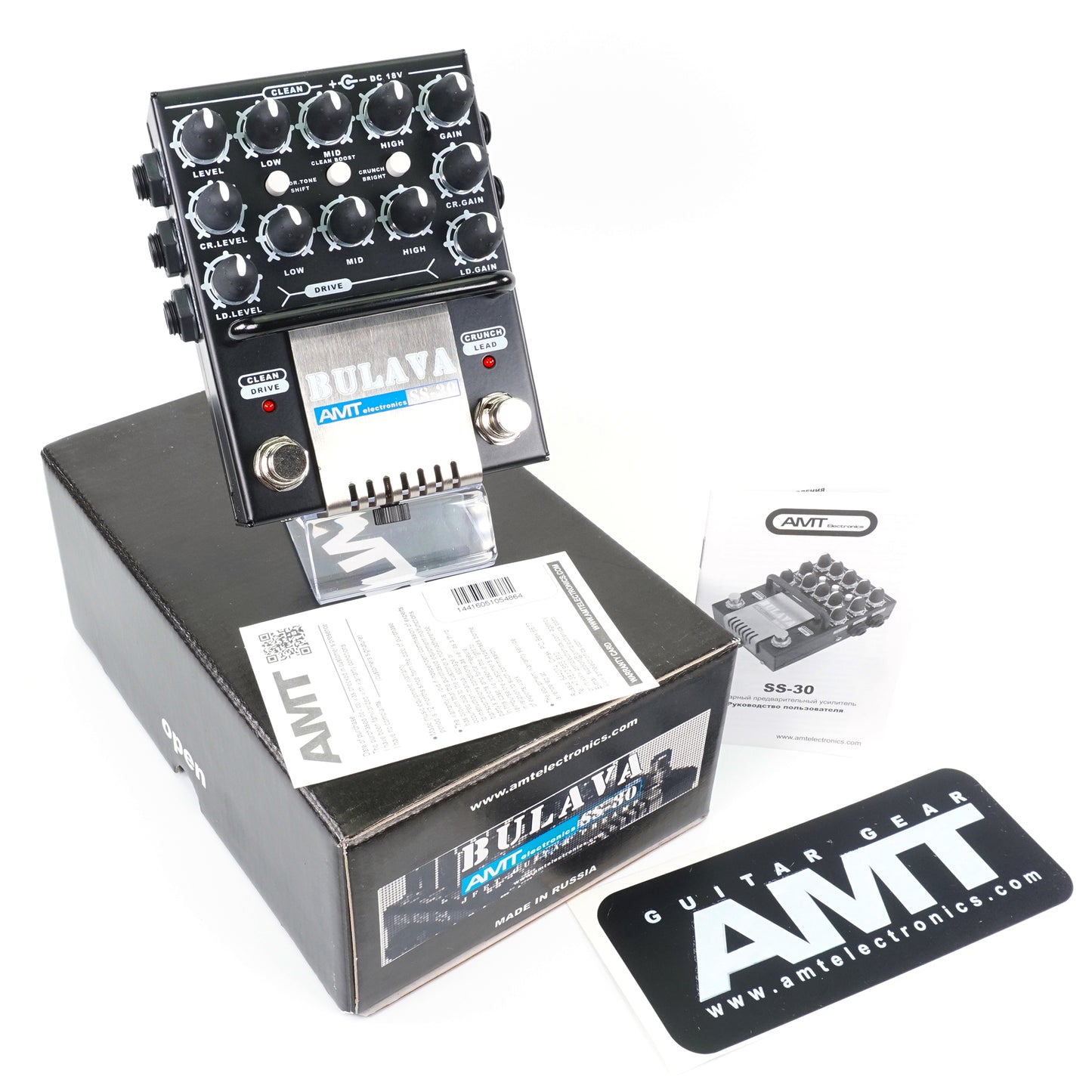 AMT BULAVA SS-30 — Studio Series 3-channel JFET Guitar Preamp (w/o power supply!)
