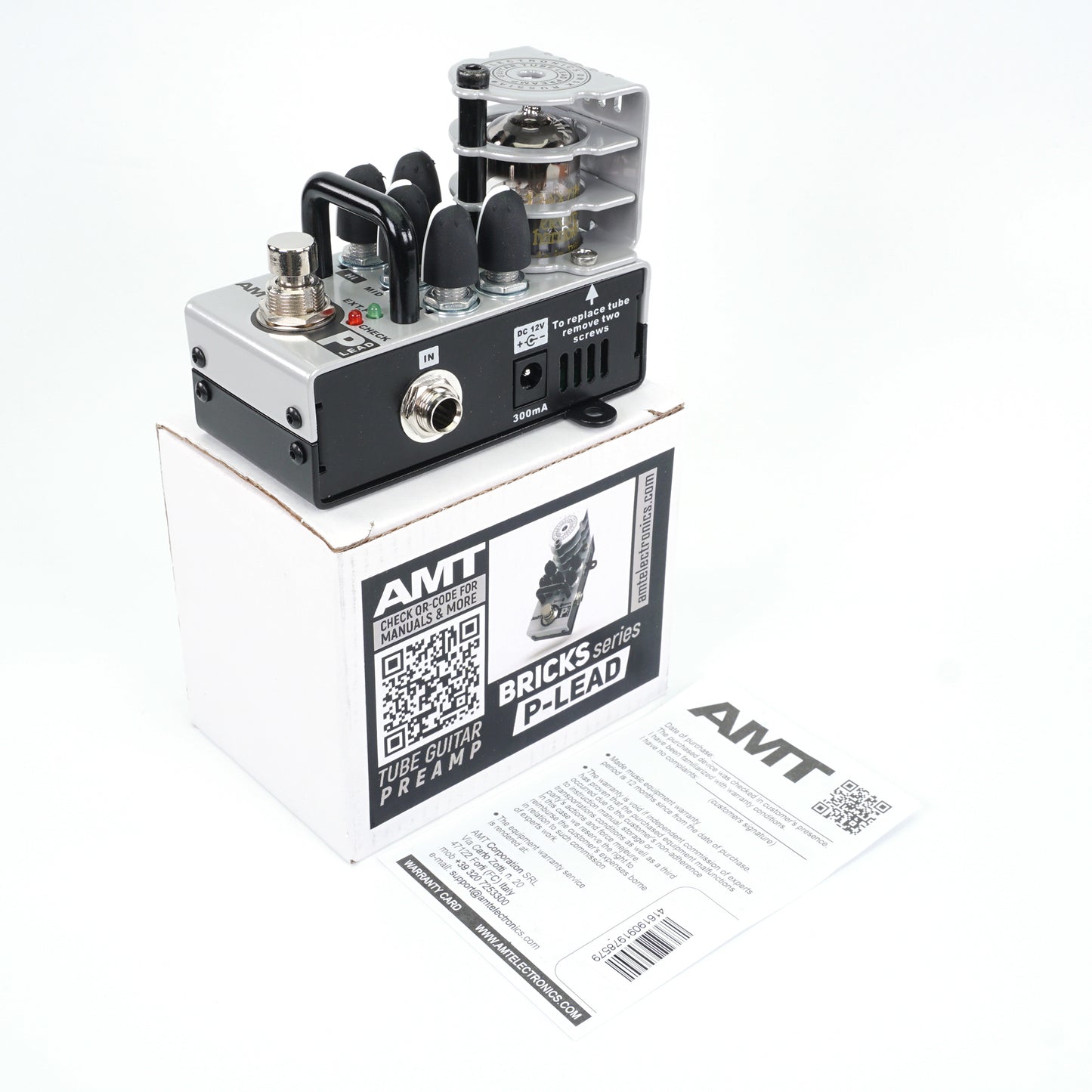 AMT Bricks P-Lead — 1 channel tube guitar preamp (Peavey 5150/6505 Emulates) (w/o power supply!)