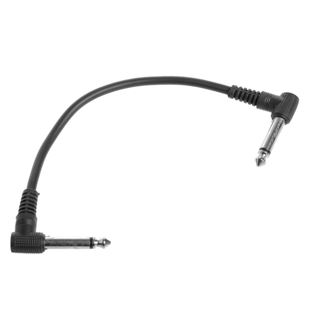 15 cm - Guitar Cable (patch) jack-jack random color (angled), 1 pc