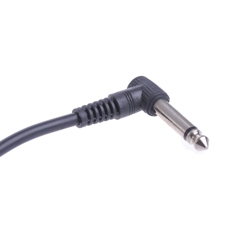 15 cm - Guitar Cable (patch) jack-jack random color (angled), 1 pc