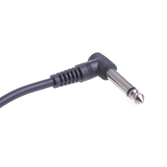 30 cm - Guitar Cable (patch) jack-jack random color (angled), 1 pc