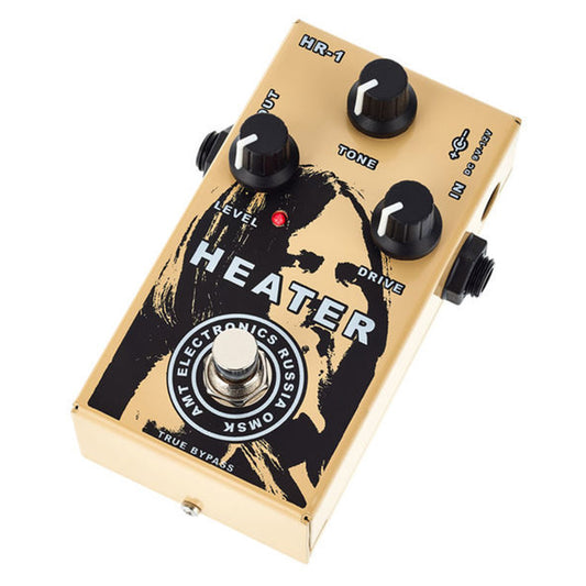 AMT HR-1 Heater — JFET overdrive/booster pedal (w/o power supply!)