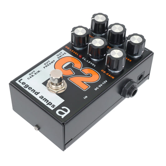 AMT C2 — 2 channels guitar preamp/distortion pedal (Cornford) (w/o power supply!)