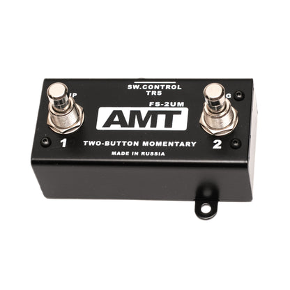 AMT FS-2UM — silent 2-button mini footswitch (momentary)