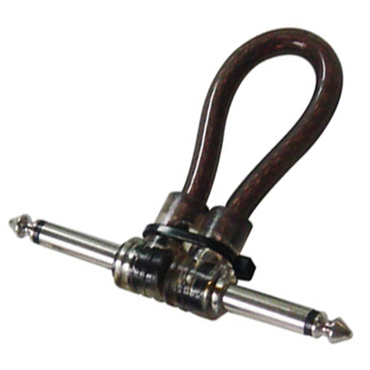 15 cm (L-type) - Guitar Cable (patch) jack-jack (angled), 1 pc